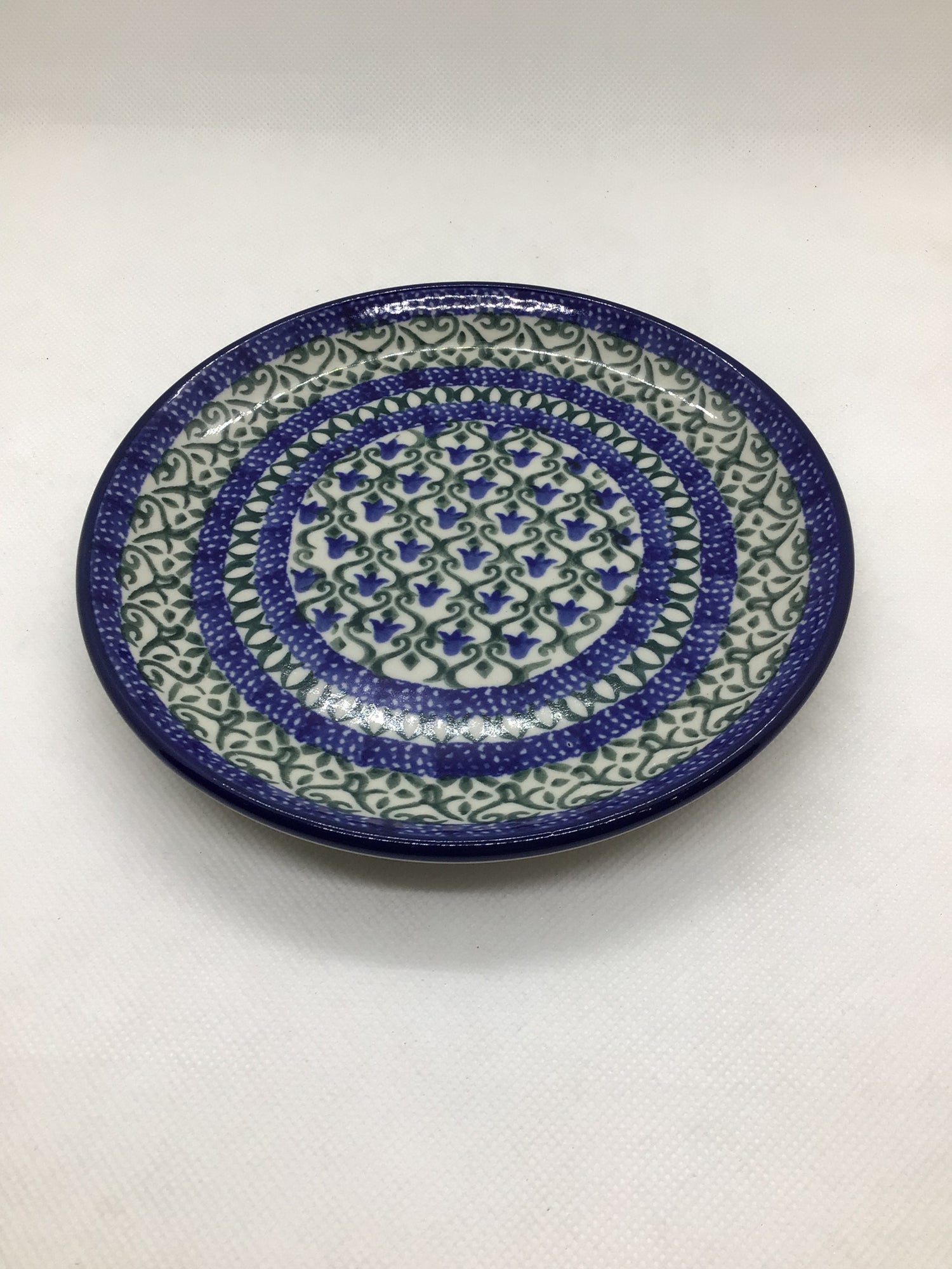 Tulip Trellis Bread Plate 6.25&quot;