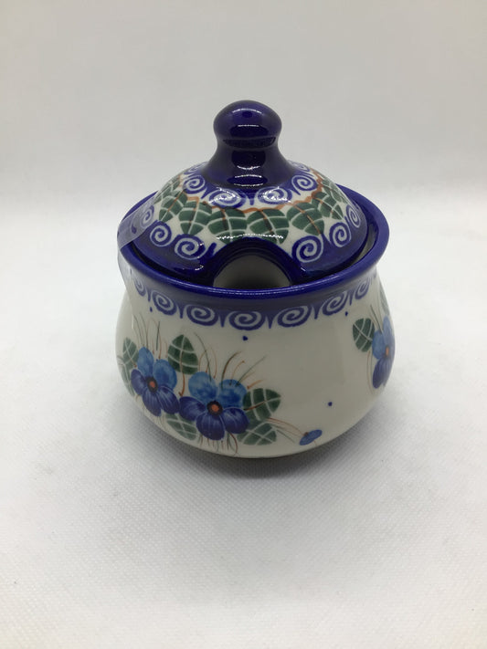 KALICH Pacific Pansy Sugar Bowl