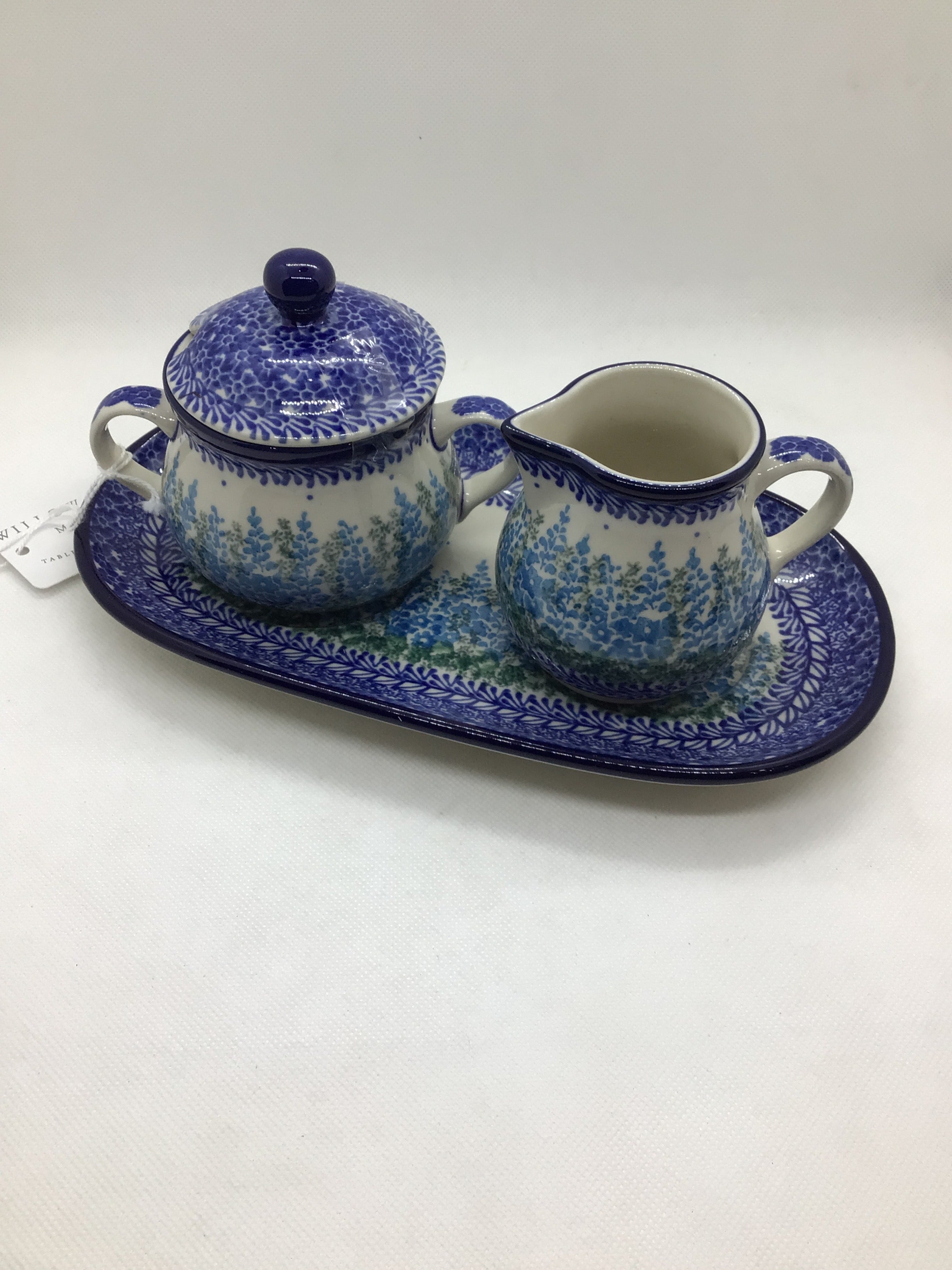 Polish Pottery Creamers & Sugar Bowls