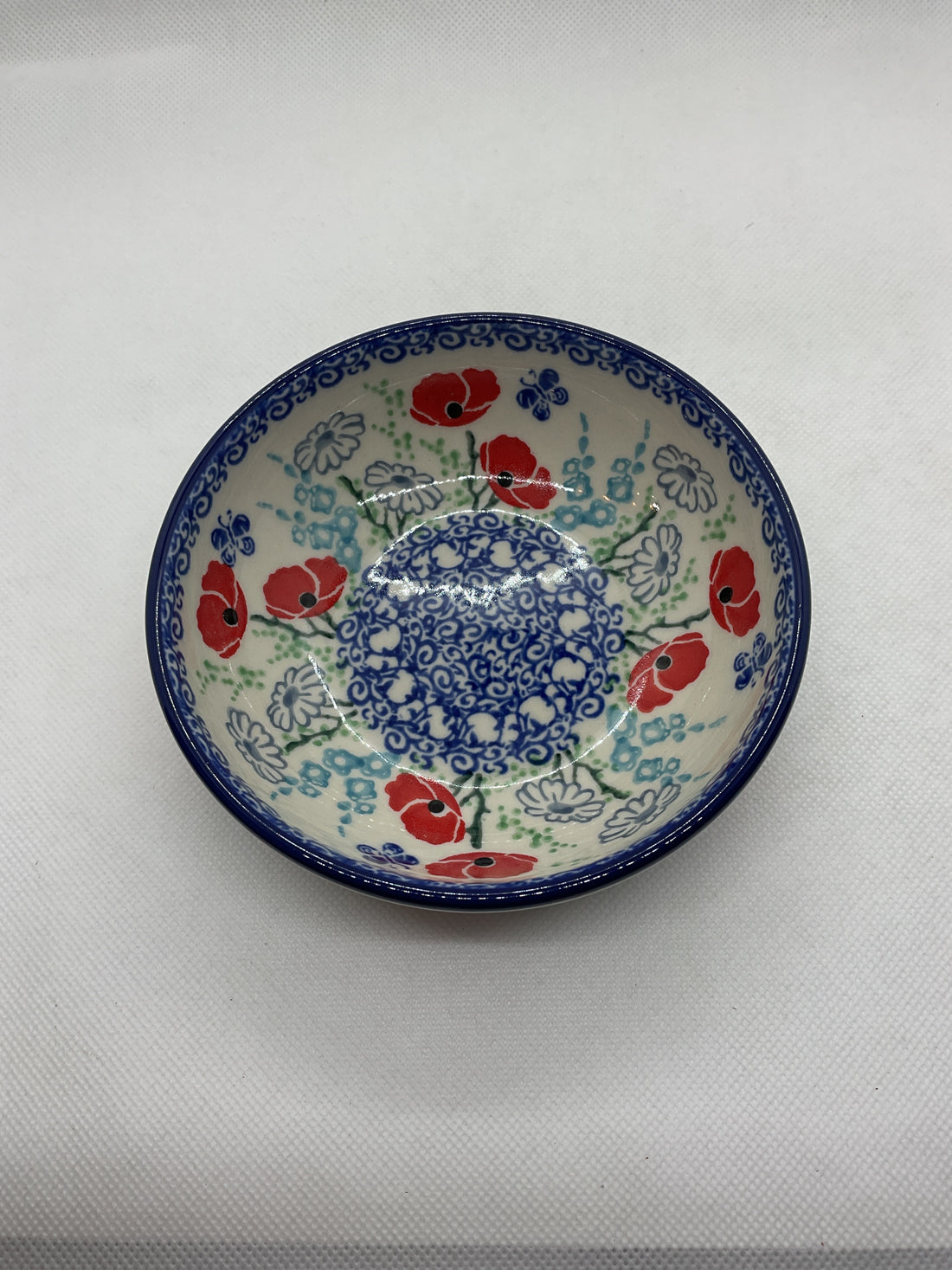 Ruby Red Shallow Bowl 5&quot;