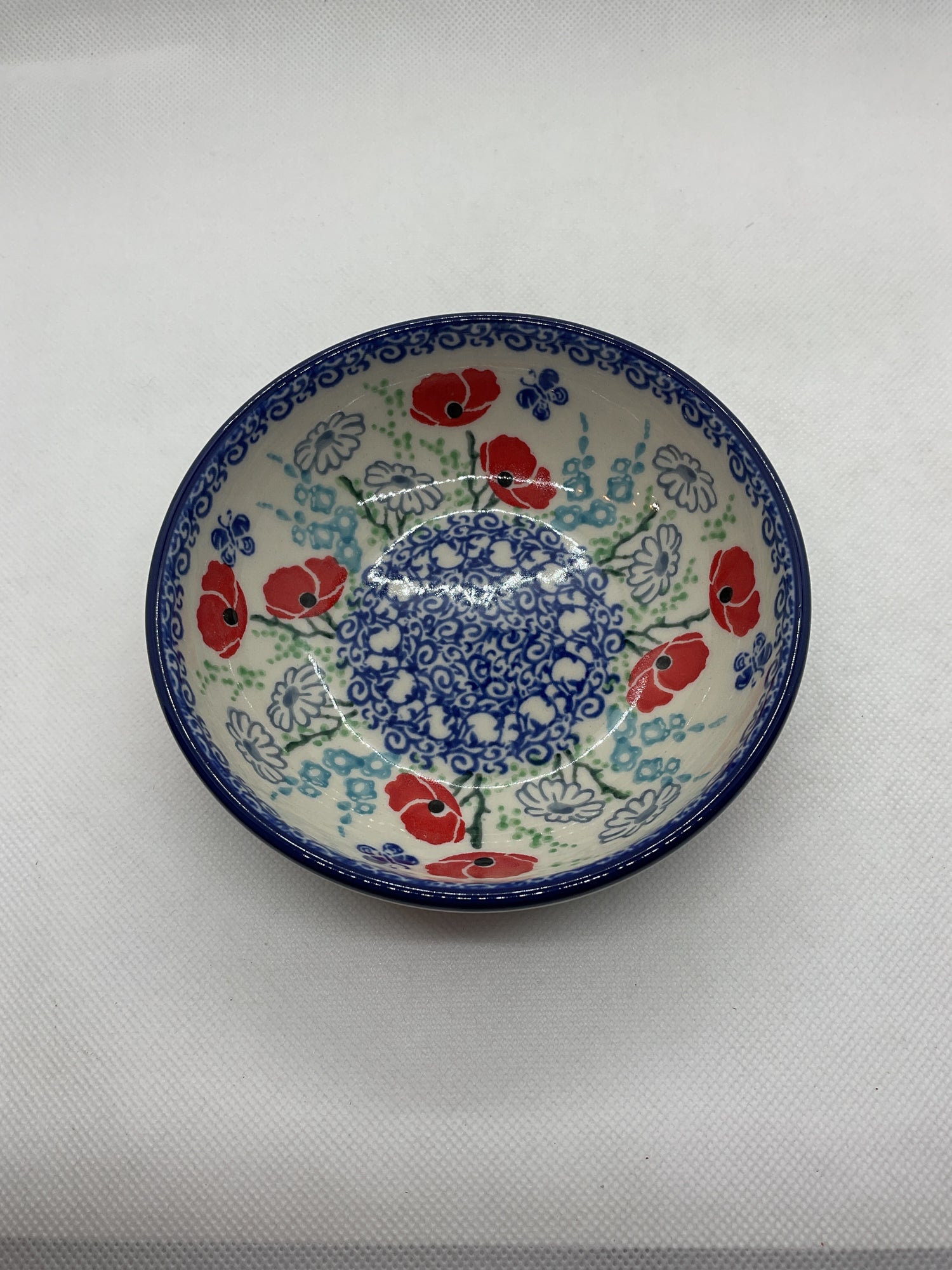 Ruby Red Shallow Bowl 5&quot;