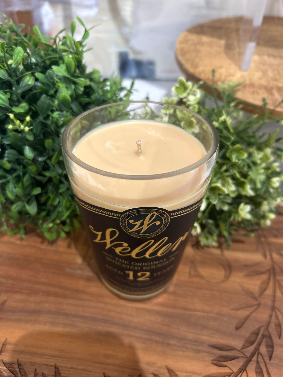 Bourbon Bottle Candle