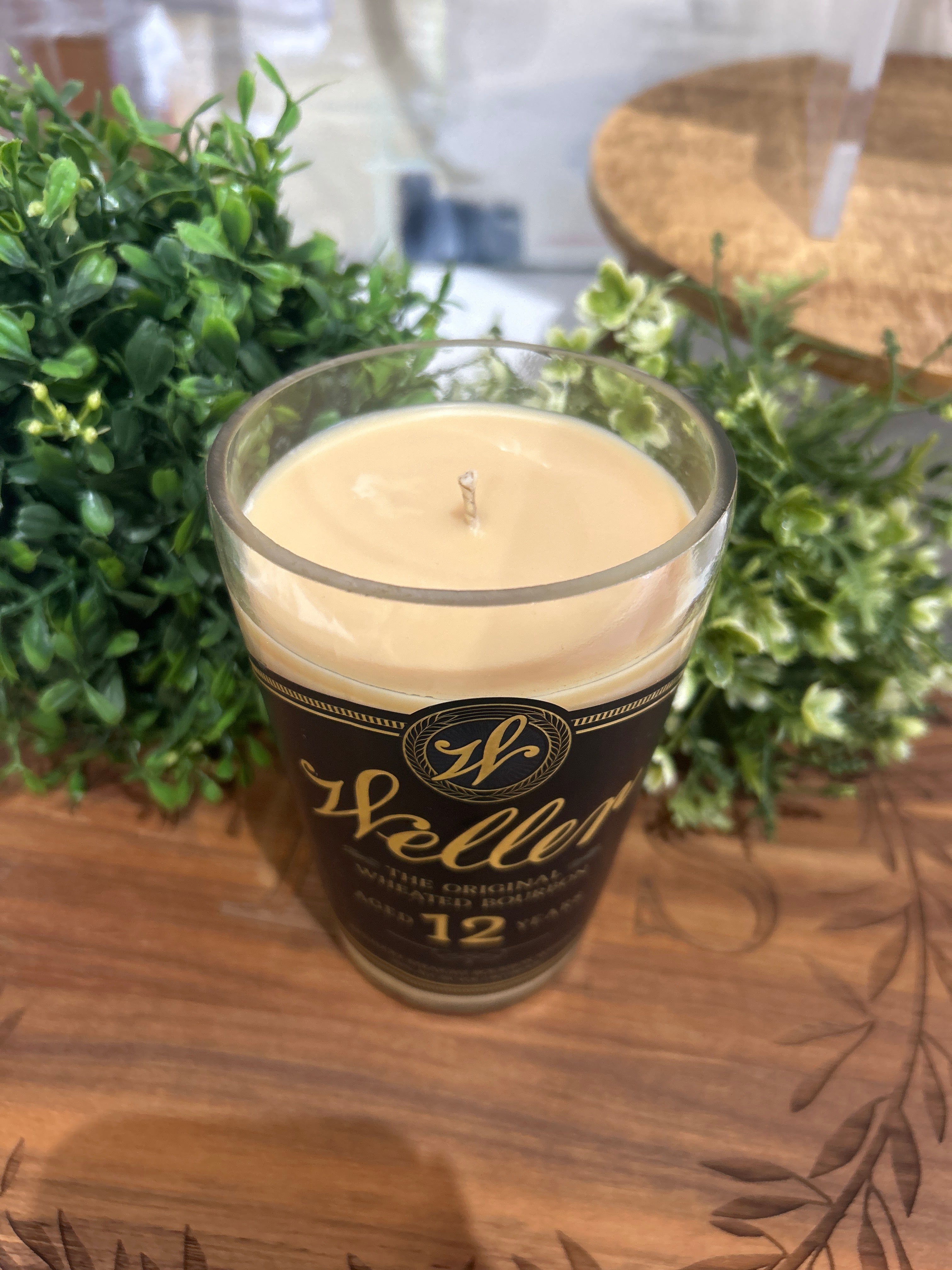 Bourbon Bottle Candle