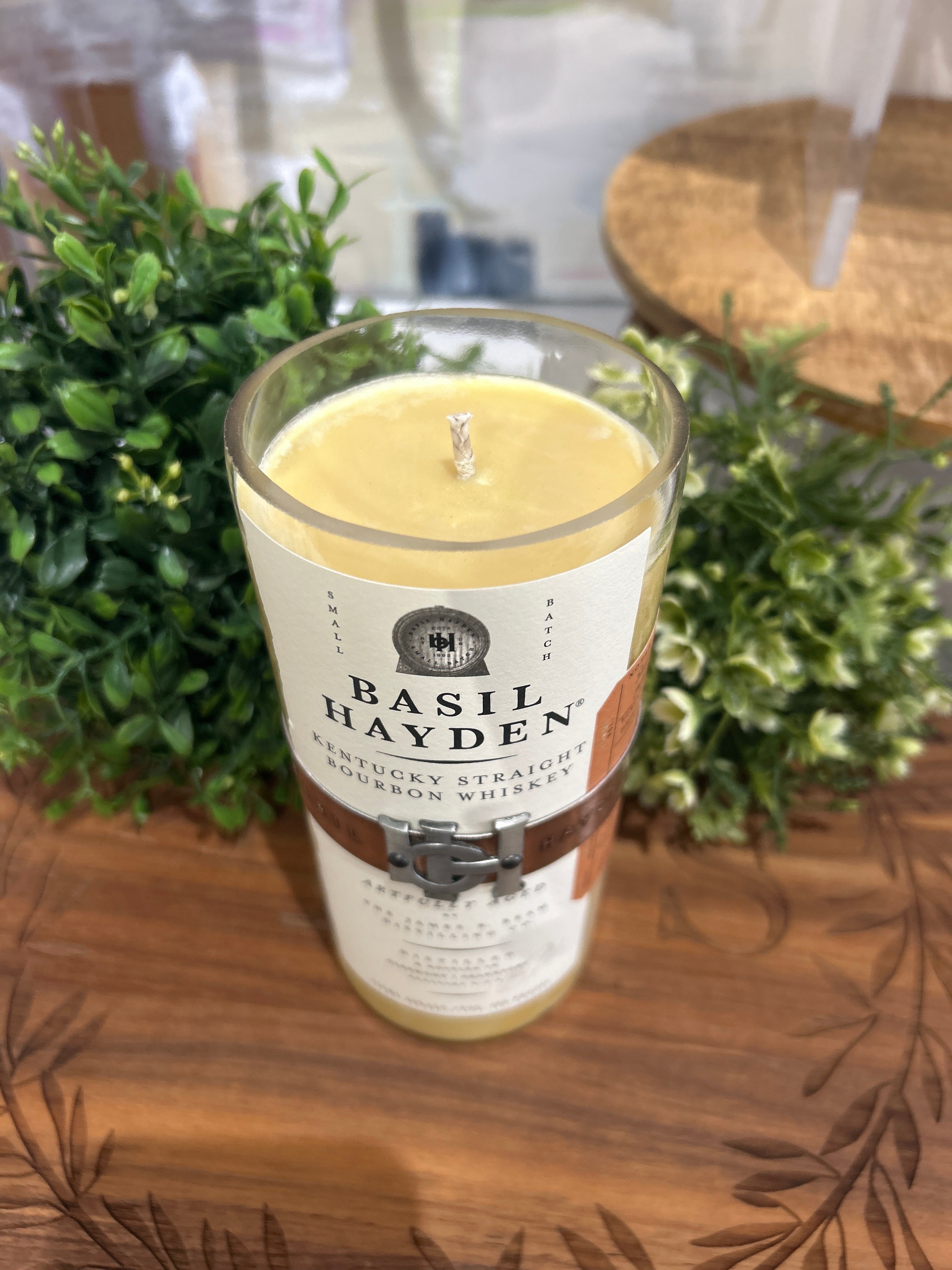 Bourbon Bottle Candle