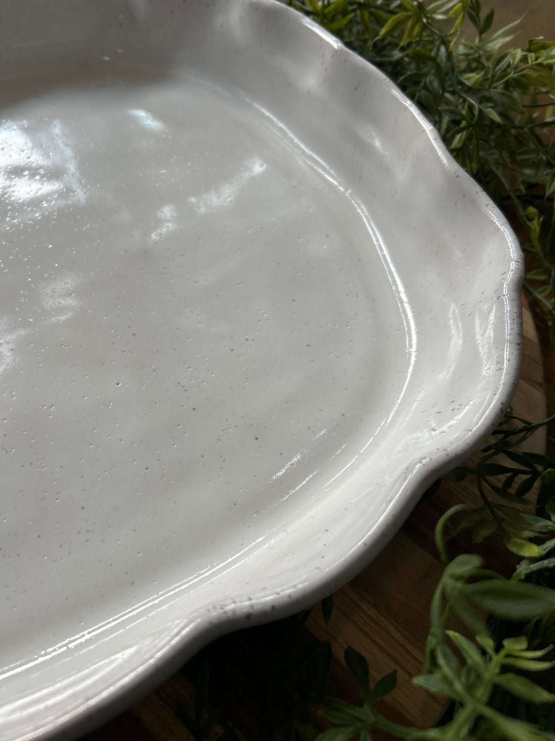 Cobbler Dish-Eyelet White