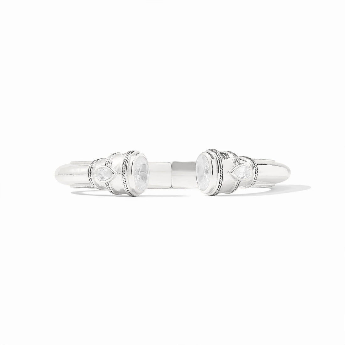 Cannes Demi Cuff- Silver- CZ