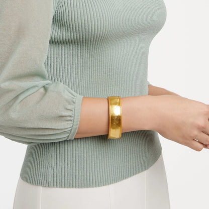 Cannes Statement Hinge Bracelet- Gold