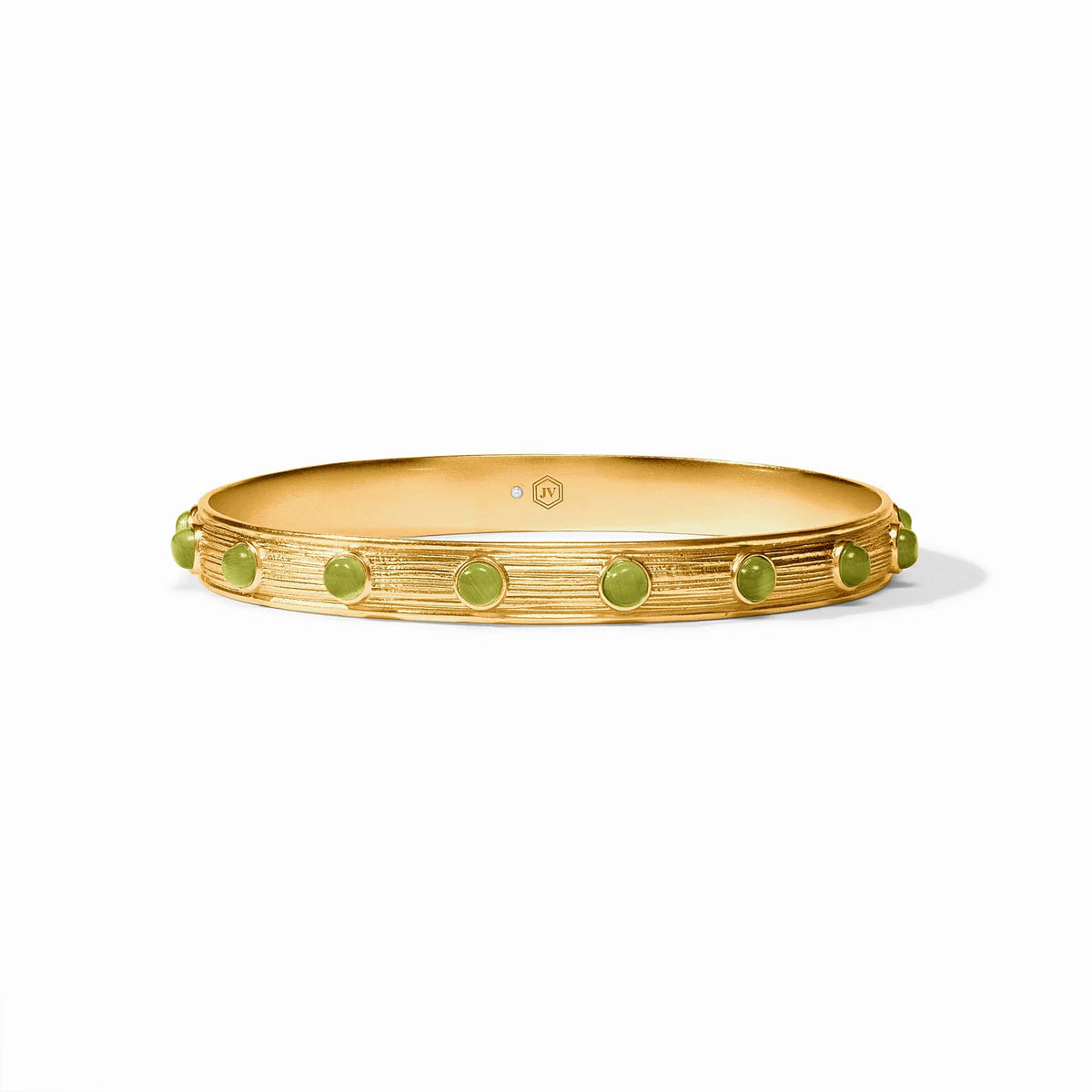 Cobblestone Stone Bangle - Green Cat&