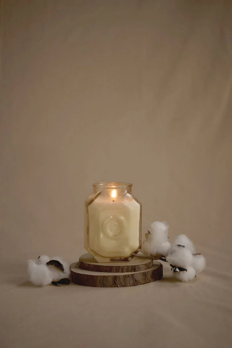 Cotton &amp; Teak Botanica Candle