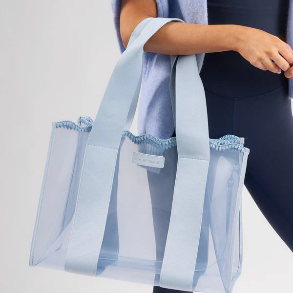 Case-Mate Jelly Tote | Carolina Blue Crochet Wave