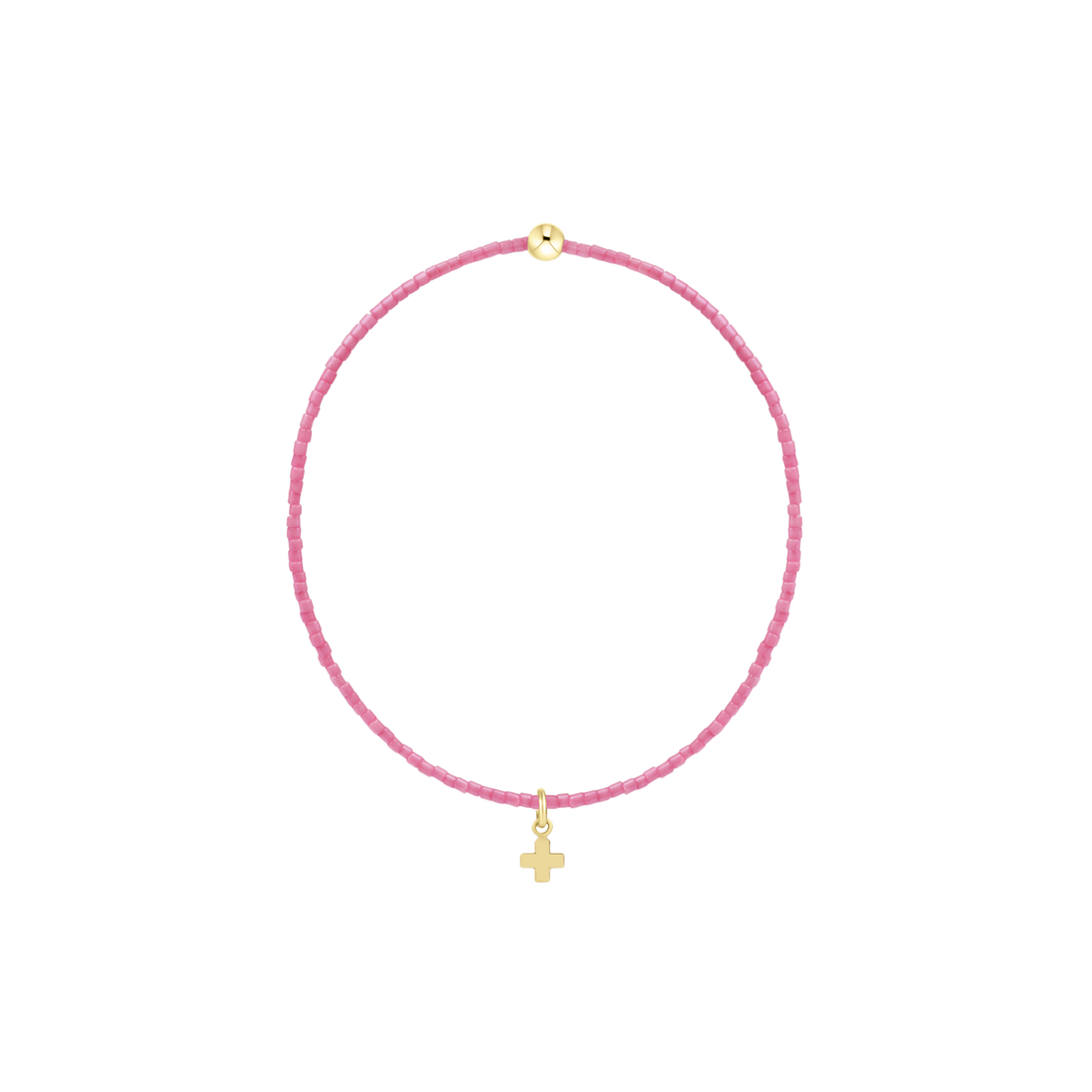Hope Classic Cross Charm Bubblegum
