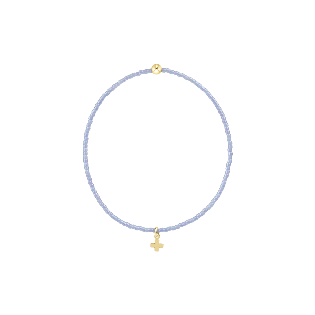 Hope Classic Cross Charm Ocean Mist