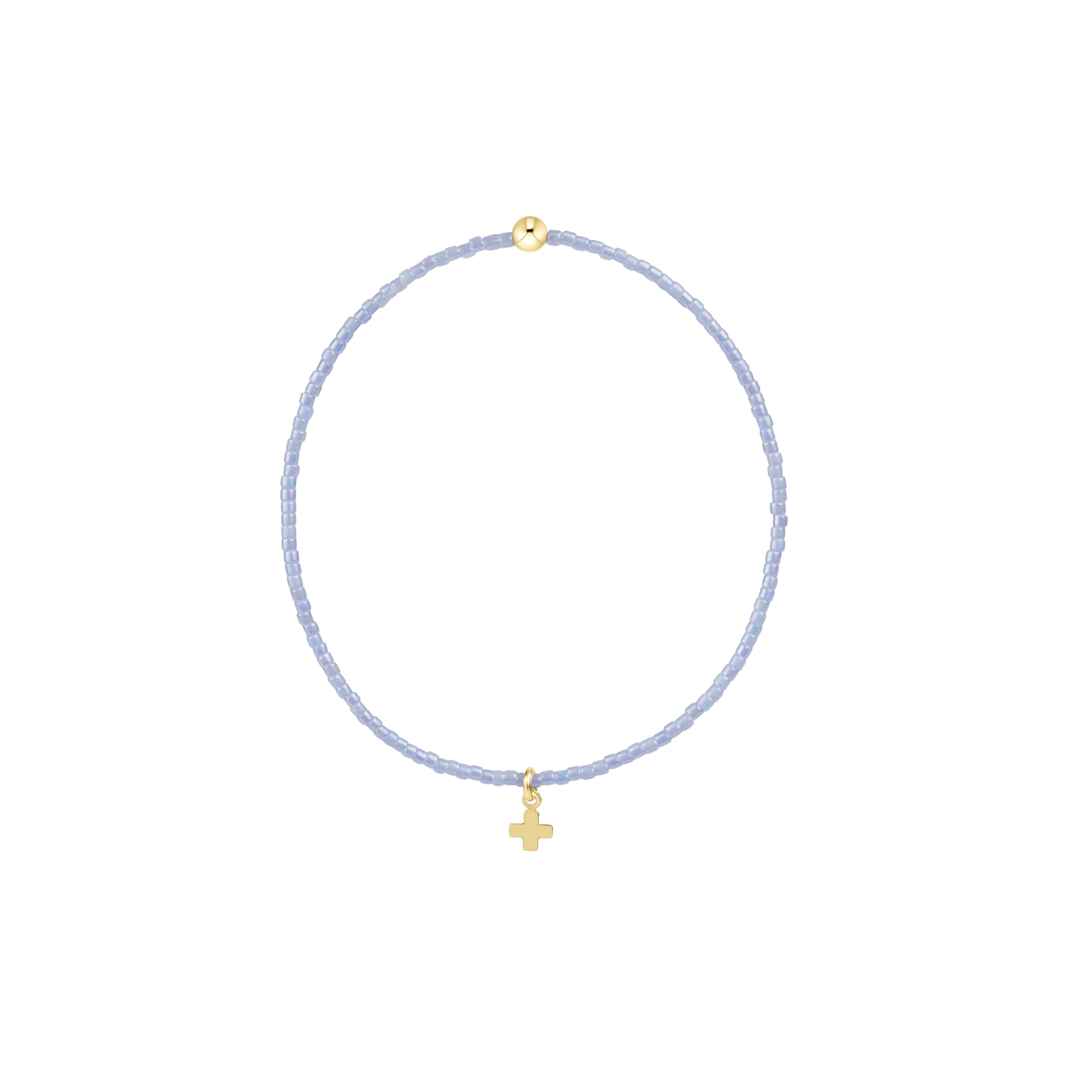 Hope Classic Cross Charm Ocean Mist