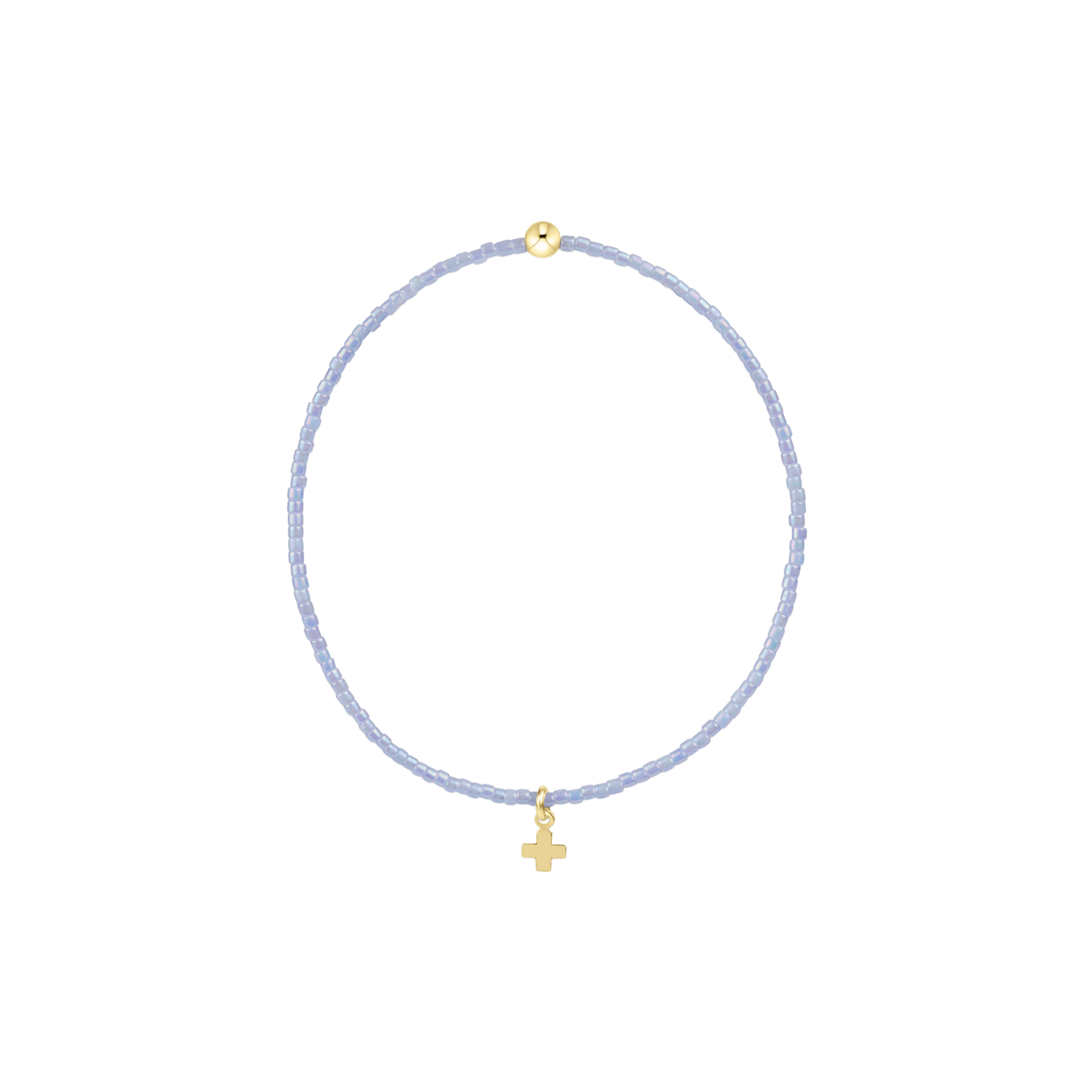 Hope Classic Cross Charm Ocean Mist