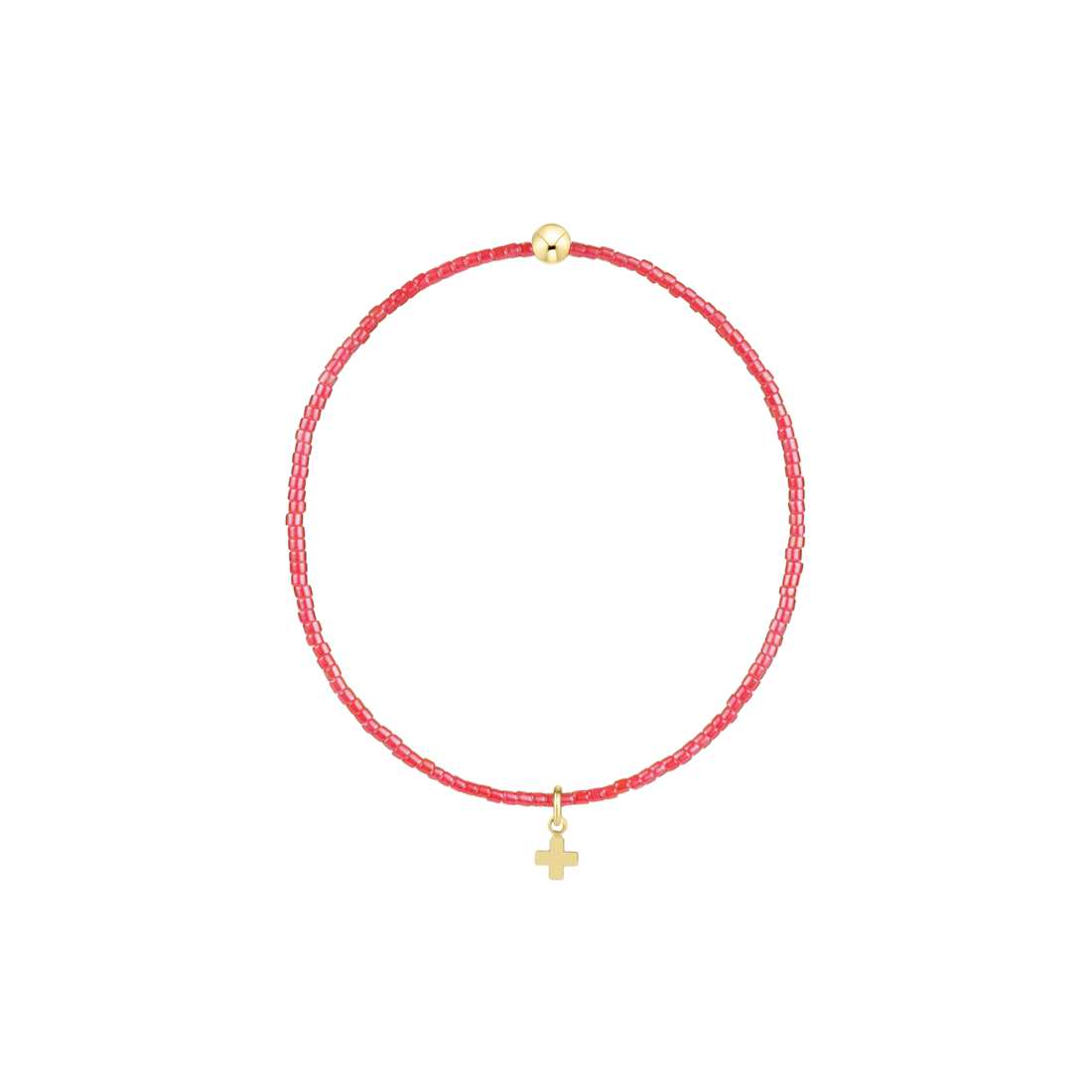 Hope Classic Cross Charm Sherbert