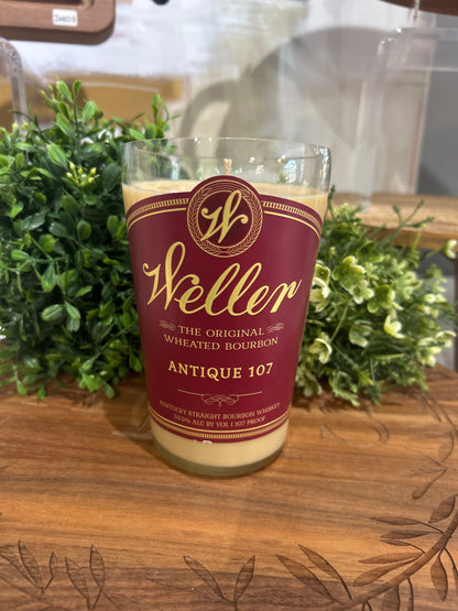 Bourbon Bottle Candle