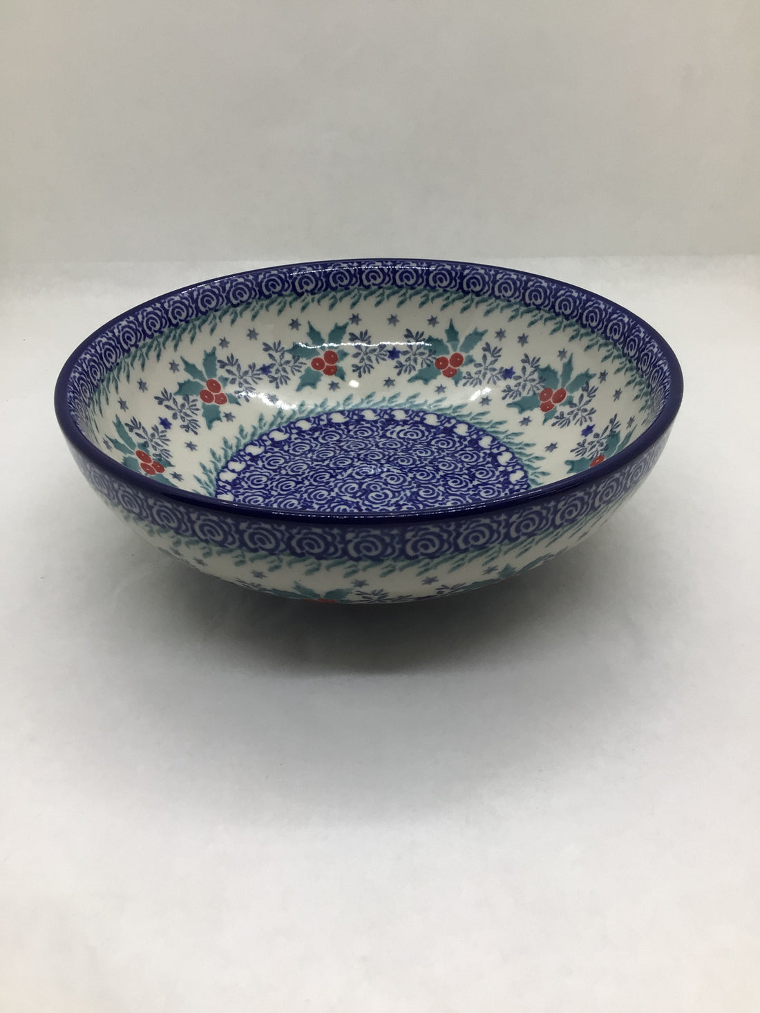 Winter Holly Dip Bowl 7"