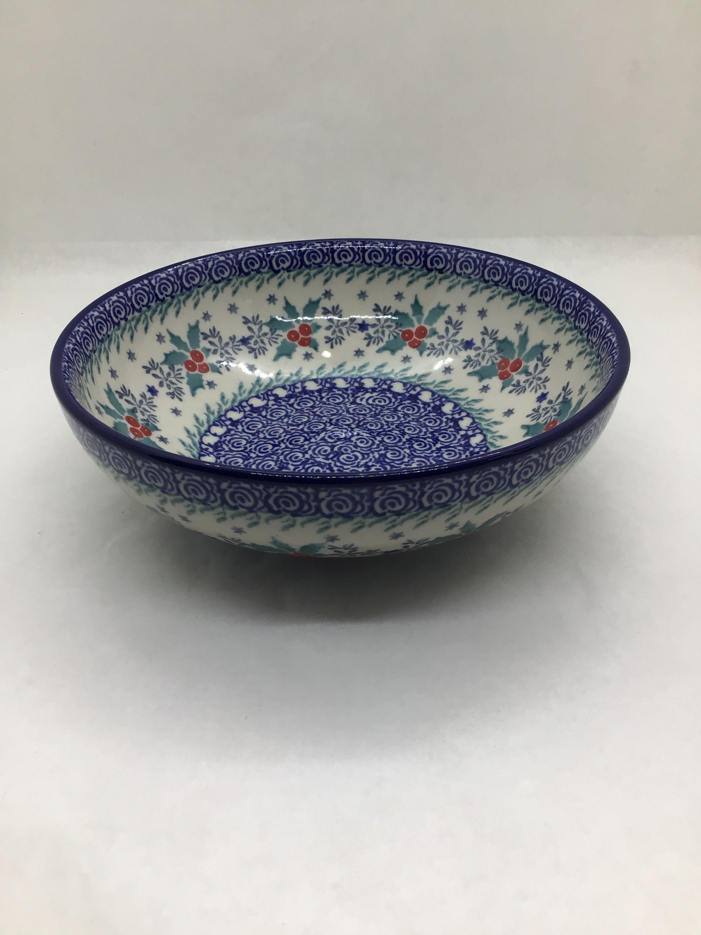 Winter Holly Dip Bowl 7"