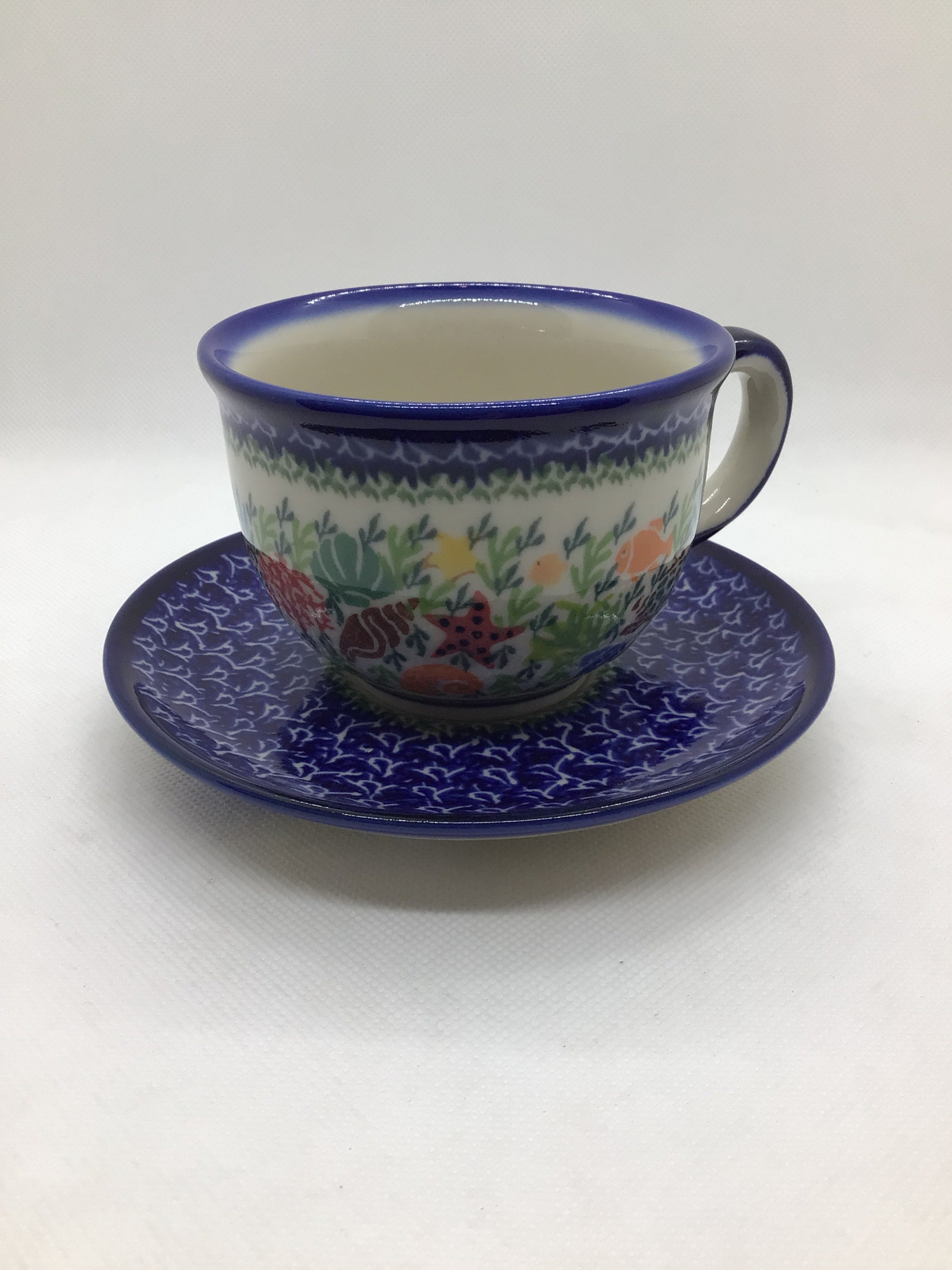 KALICH Under The Sea Tea Cup &amp; Saucer