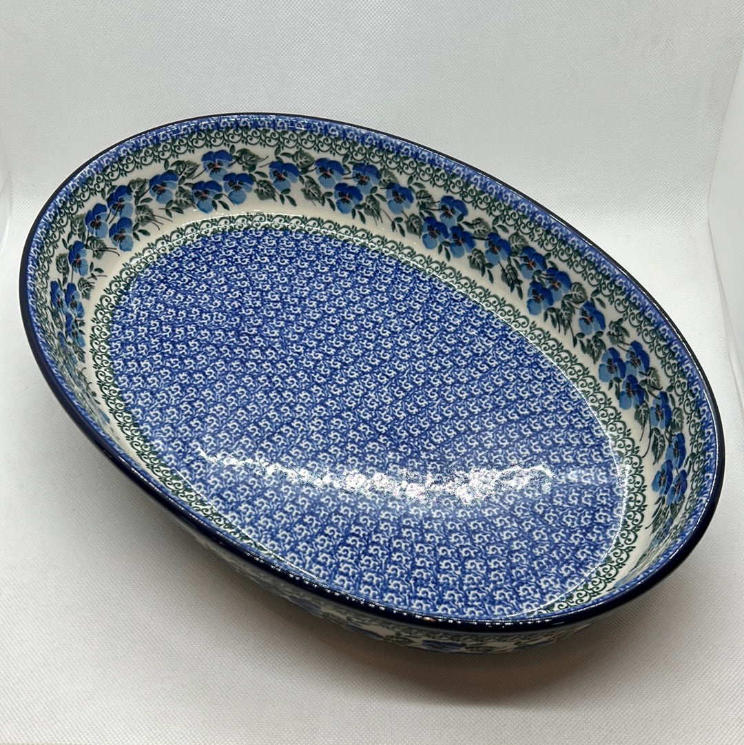 Winter Viola XL Oval Baker