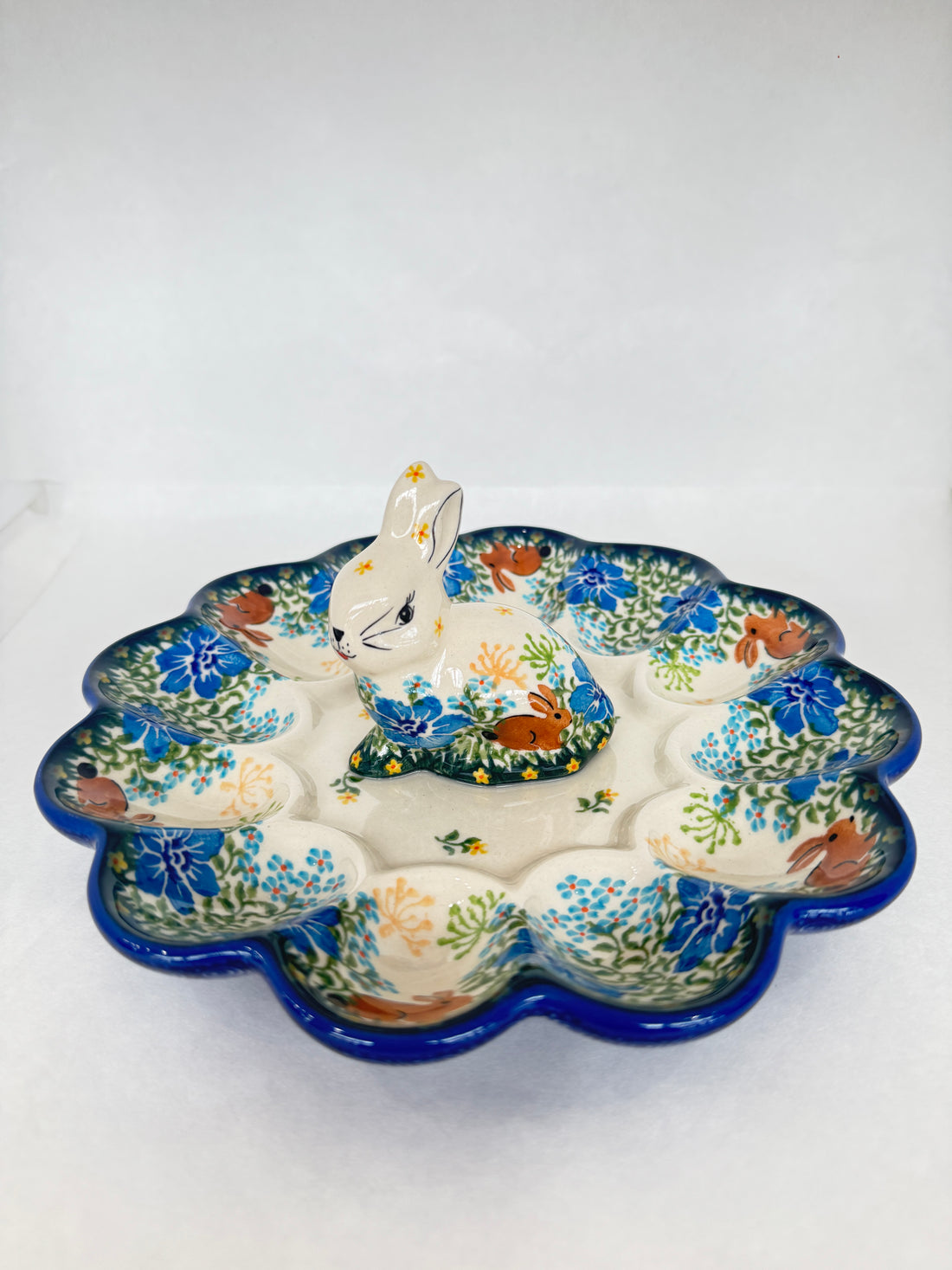 KALICH Egg Plate with Bunny Mix