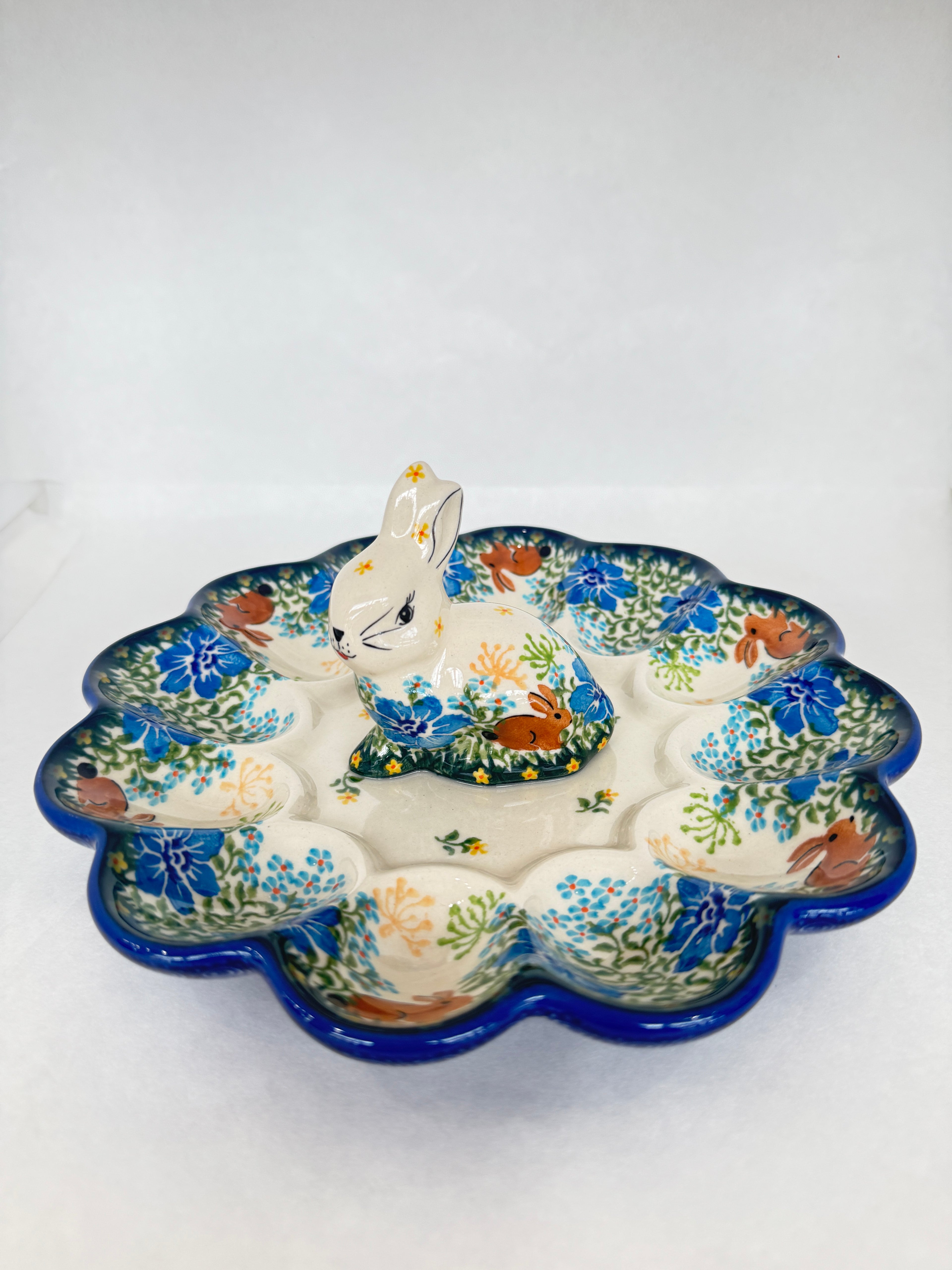 KALICH Egg Plate with Bunny Mix
