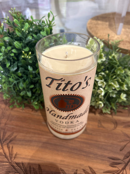 Vodka Bottle Candle