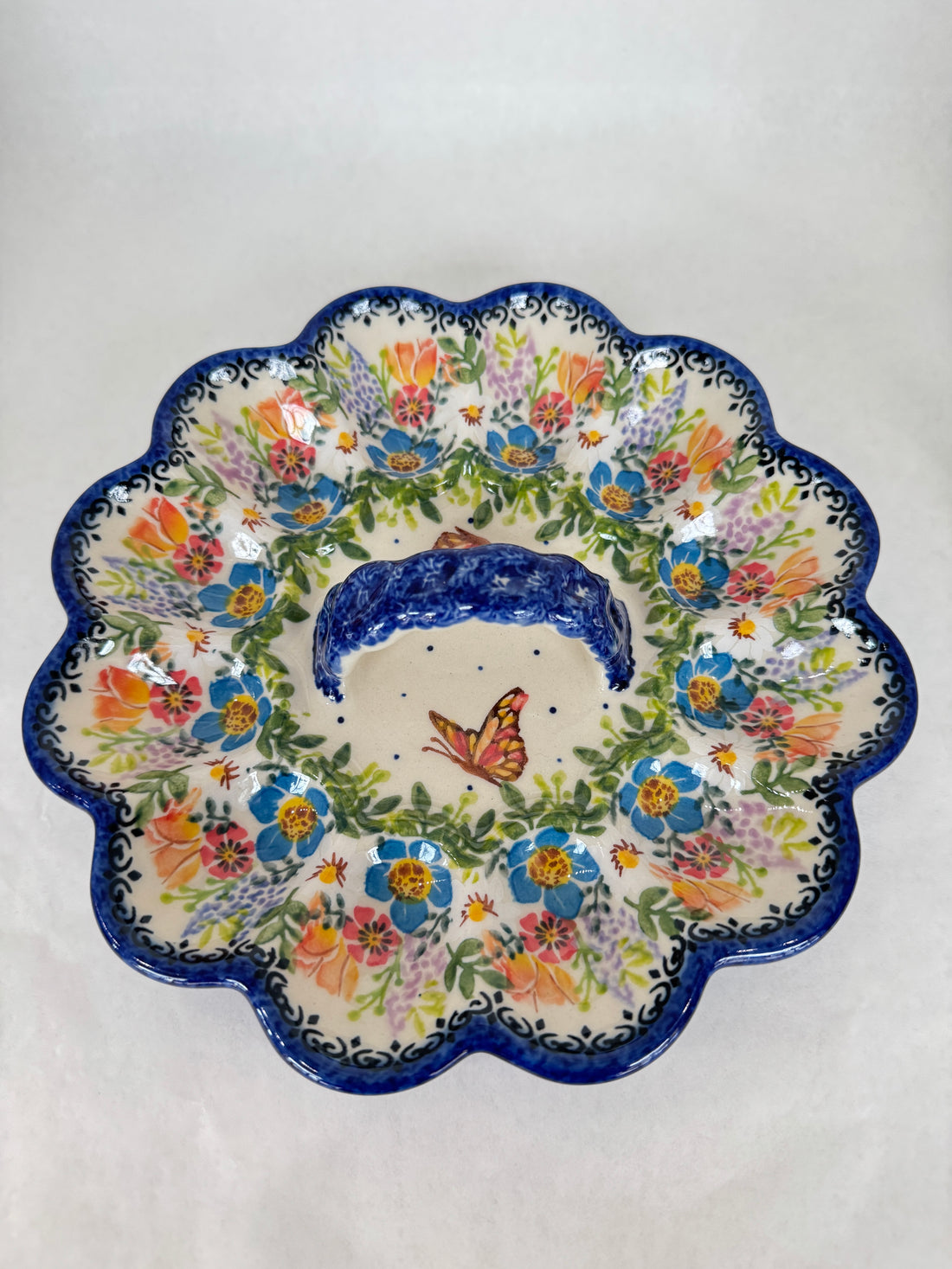 KALICH Egg Platter with Handle