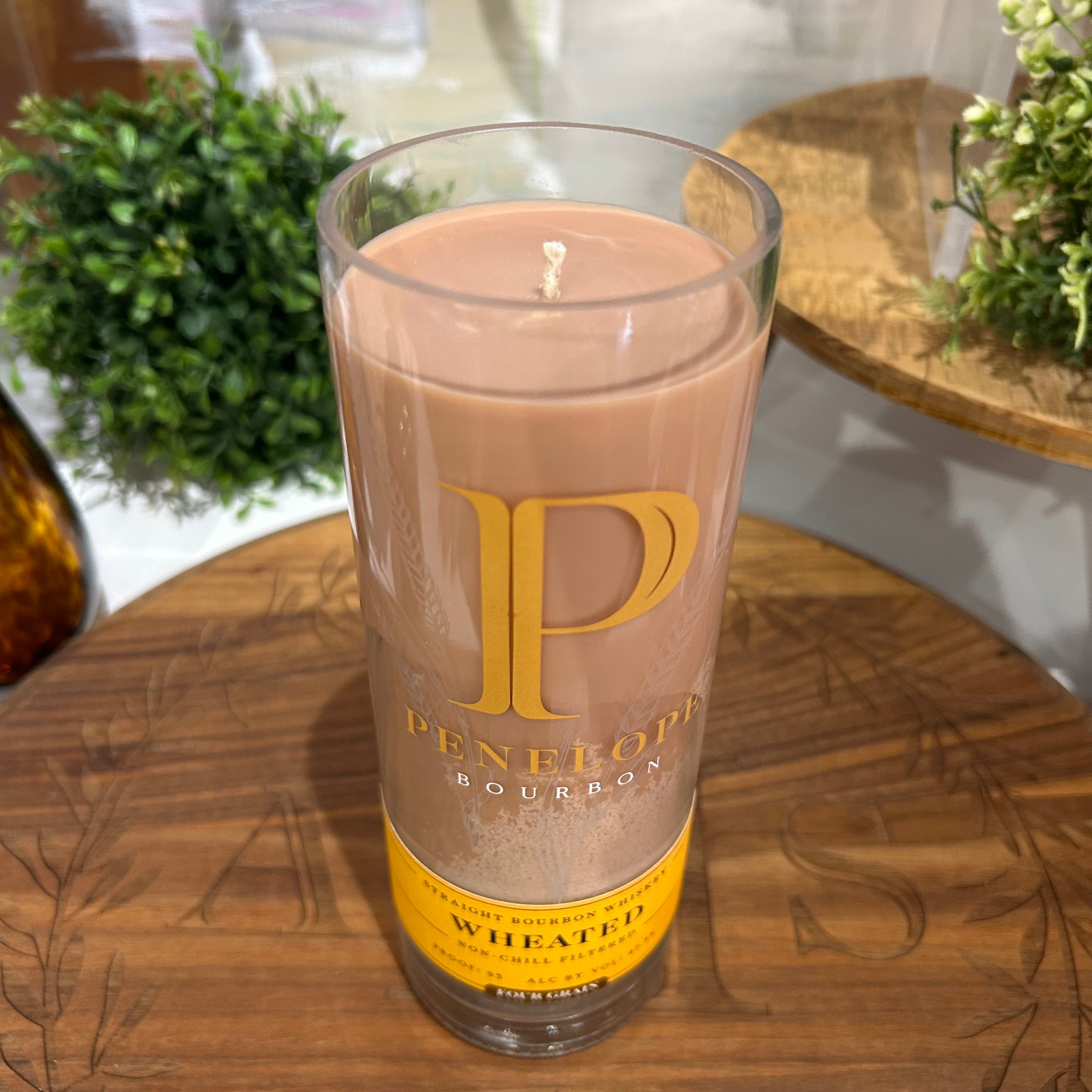 Bourbon Bottle Candle