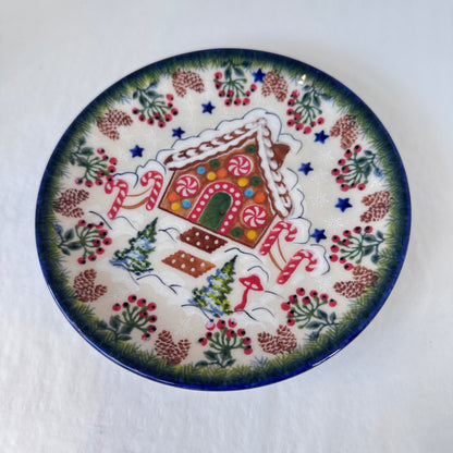 KALICH Gingerbread House Bread Plate