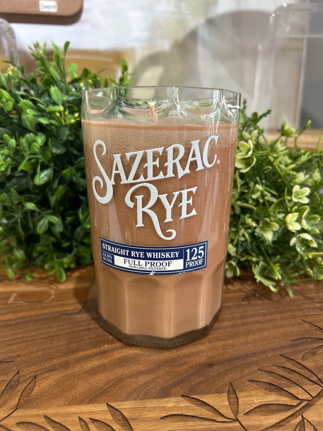 Bourbon Bottle Candle