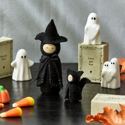 Woodland Witch and Cat Set