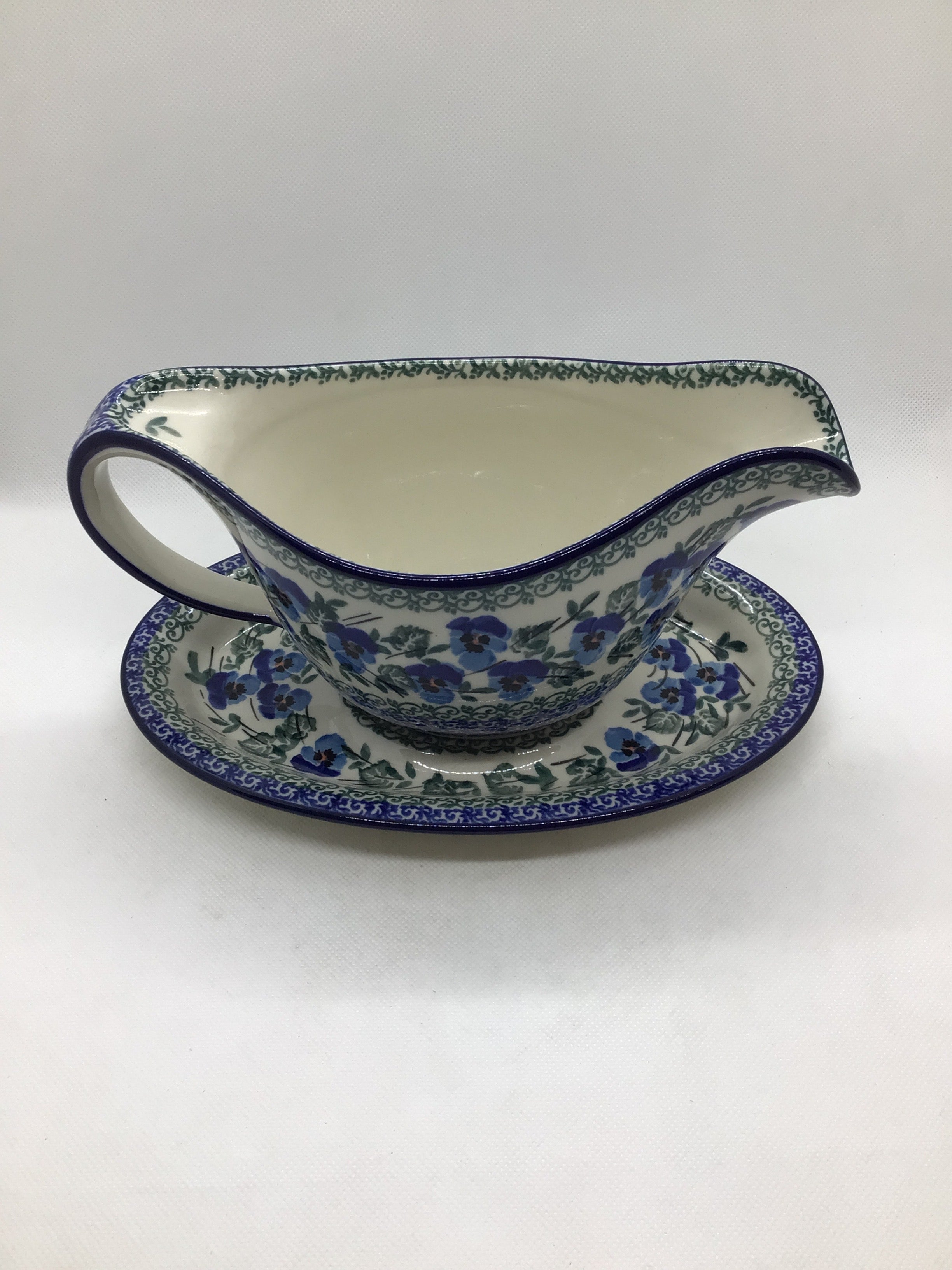 Winter Viola Gravy Boat