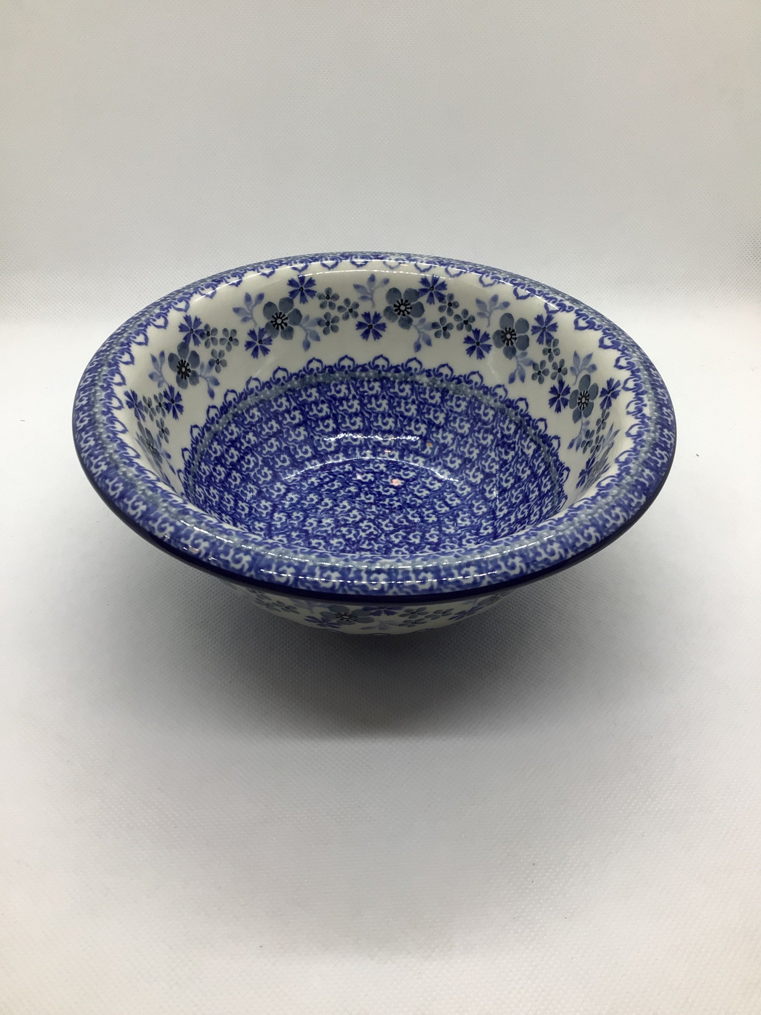 Blue Horizon Bowl with Brim 7&quot;
