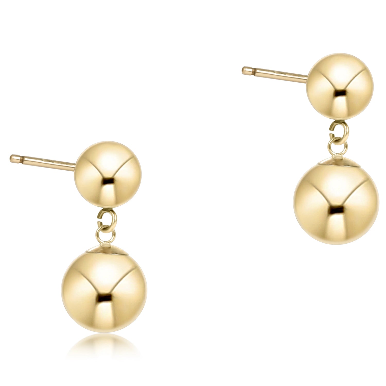 Classic Gold Ball Drop Stud