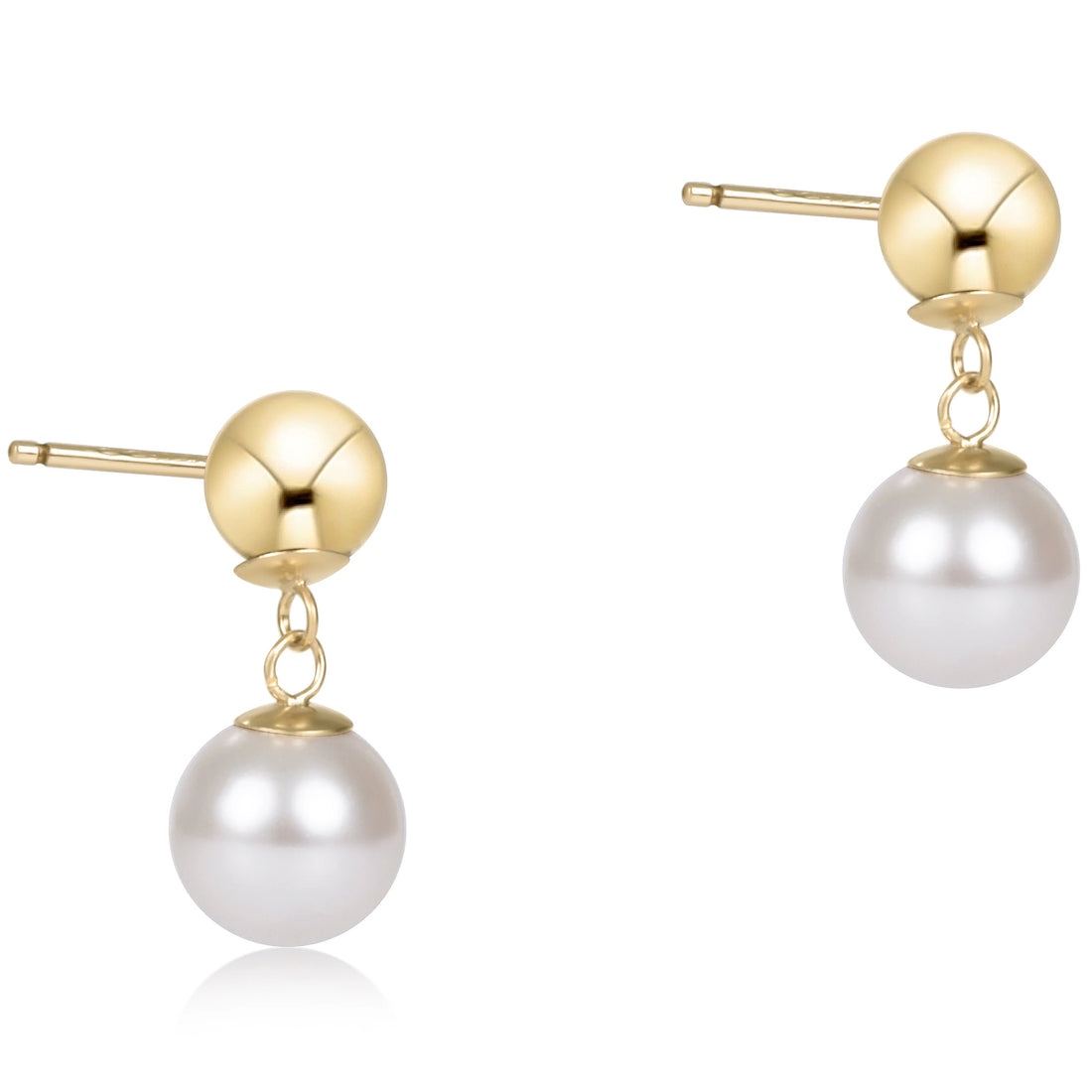Classic Pearl Ball Drop Stud