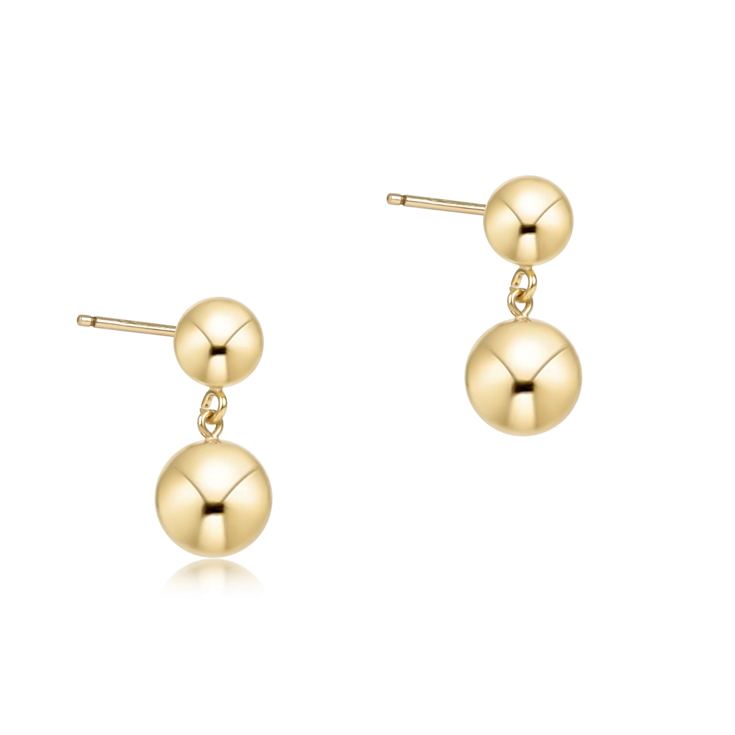 Classic Gold Ball Drop Stud