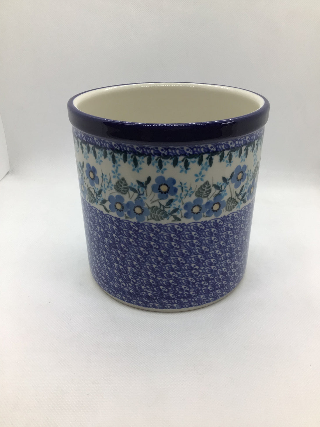 Joyful Blue Utensil Holder 5.5&quot;