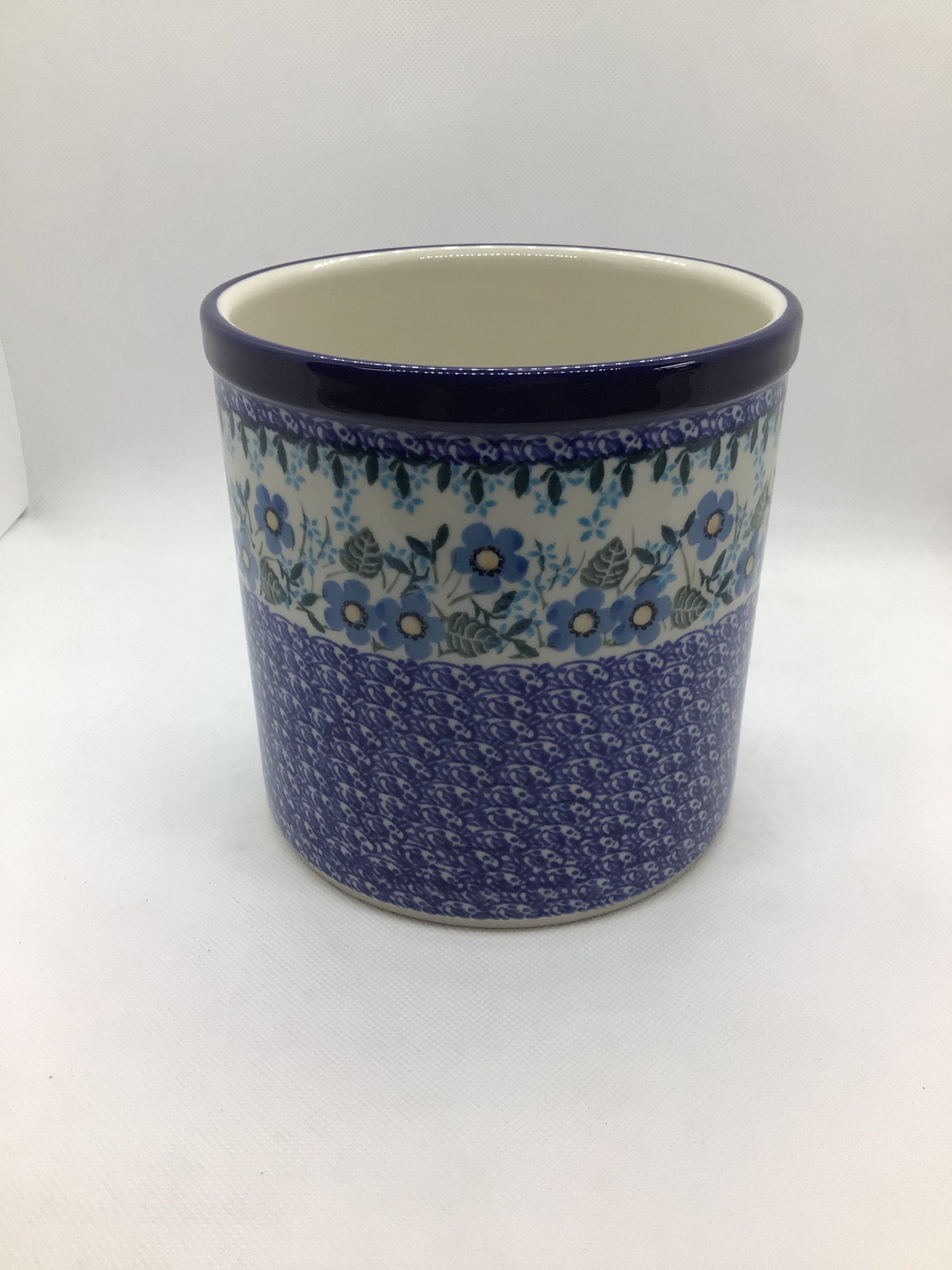 Joyful Blue Utensil Holder 5.5&quot;