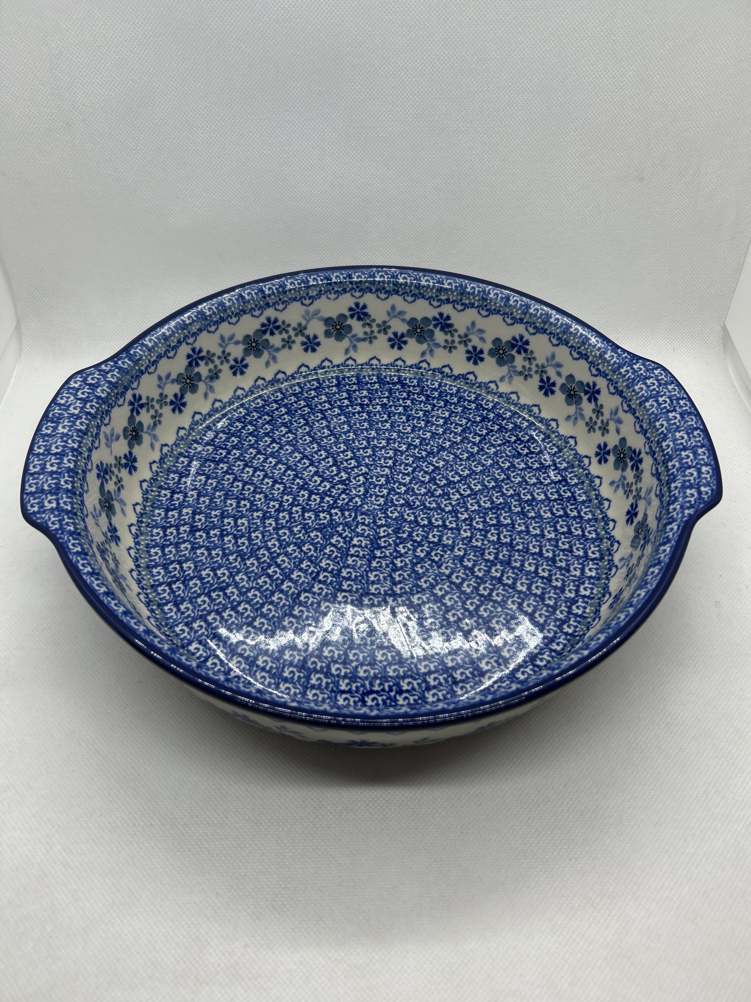 Blue Horizon Large Round Baker w/Handles