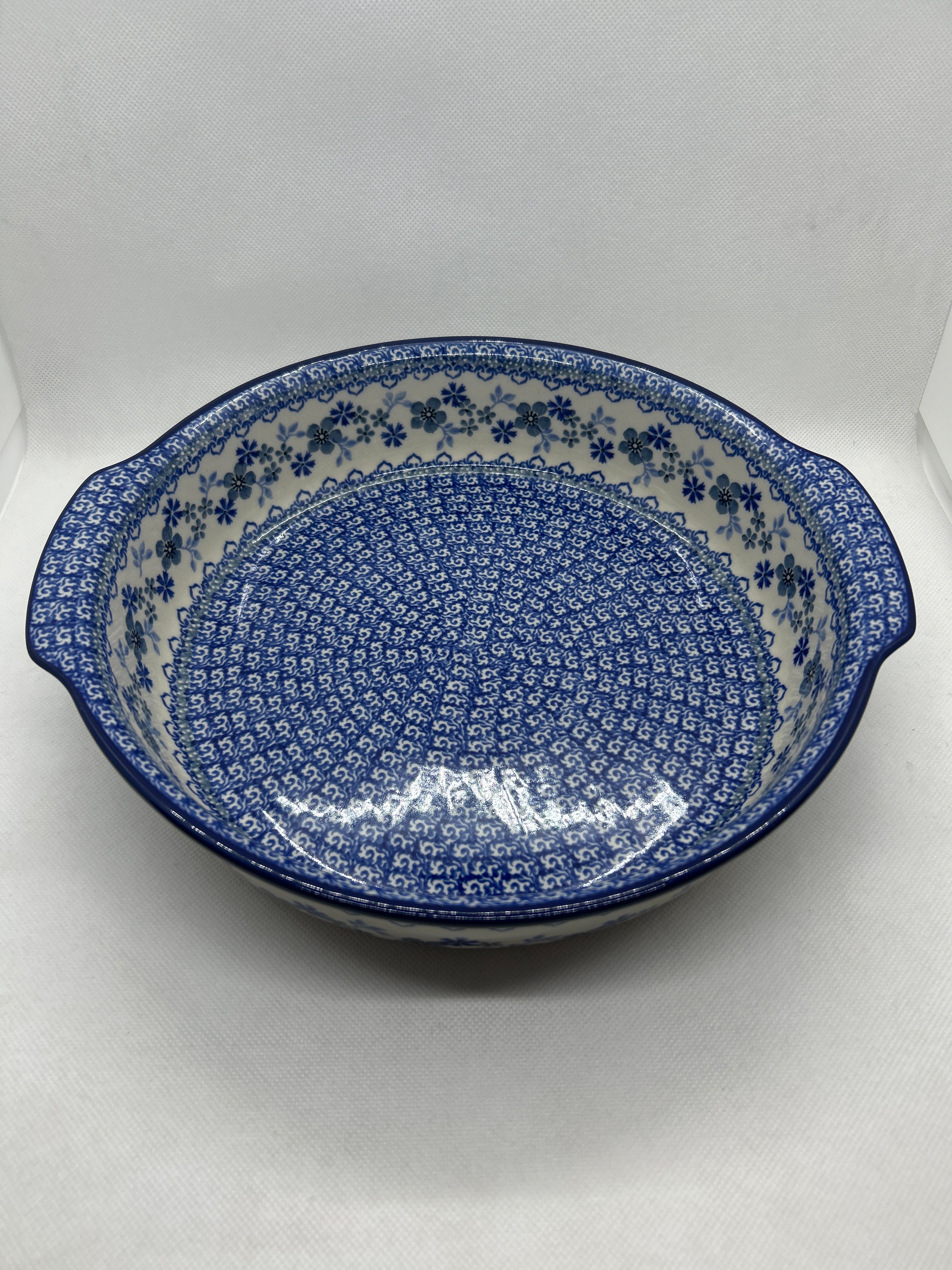 Blue Horizon Large Round Baker w/Handles