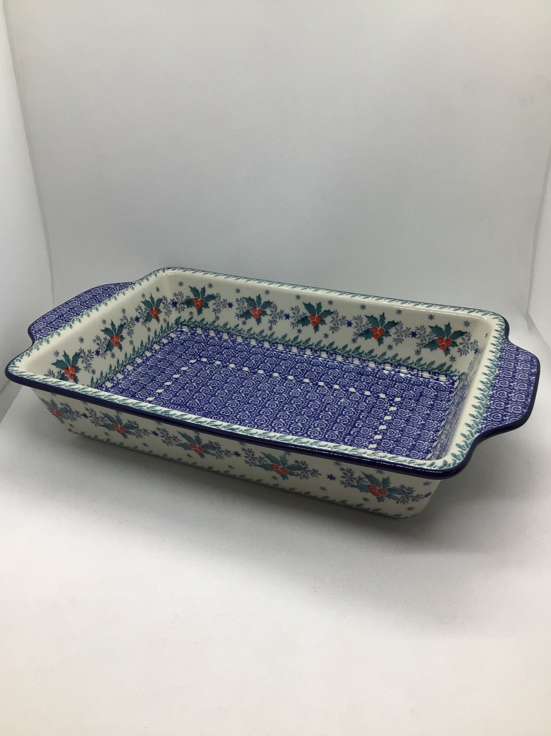 Winter Holly Brownie Baker