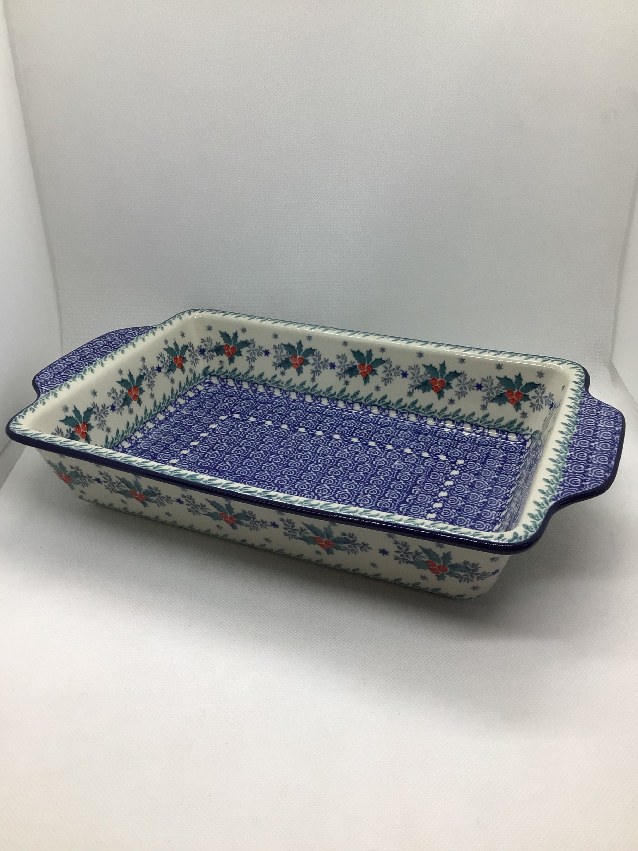 Winter Holly Brownie Baker
