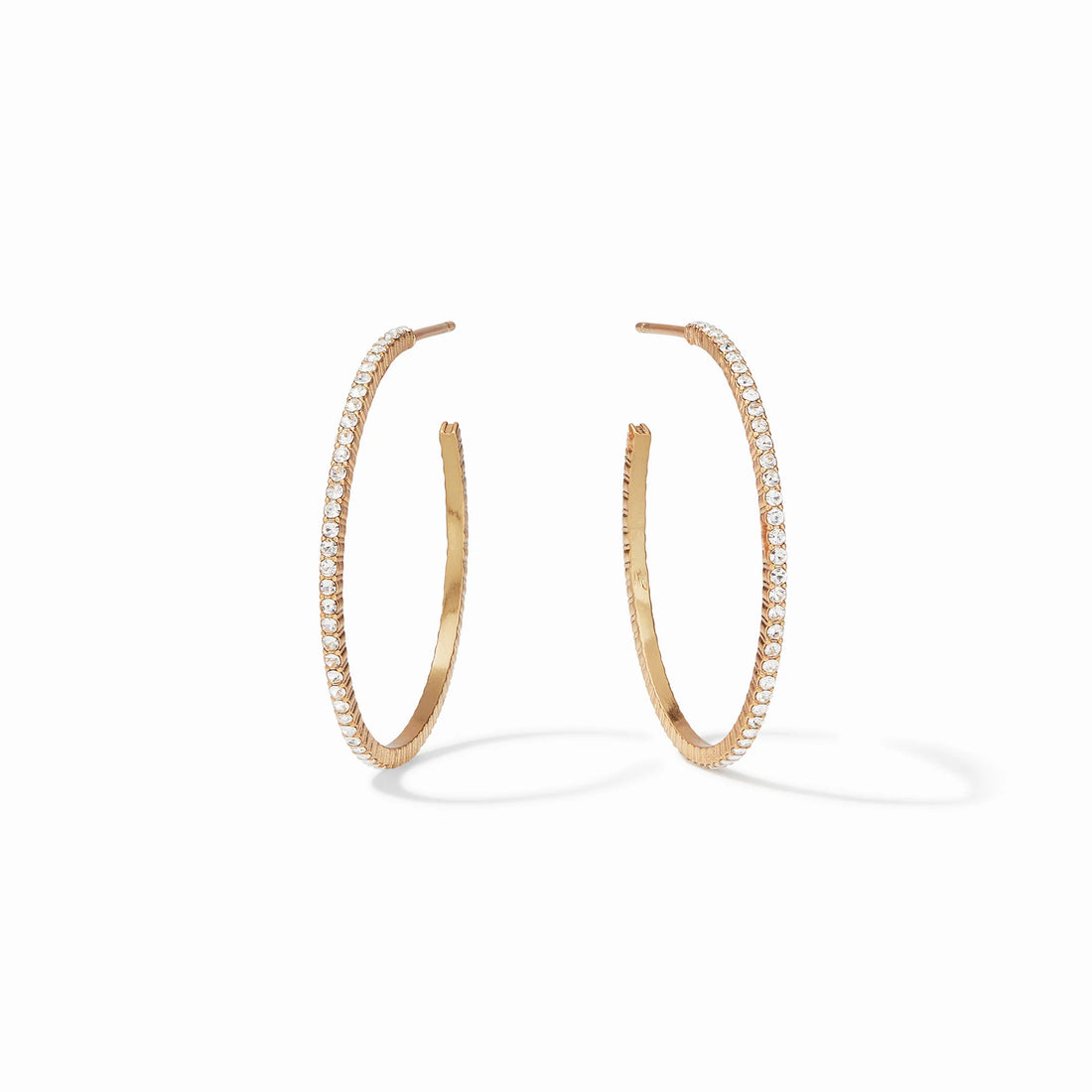 Windsor Hoop- Gold- CZ