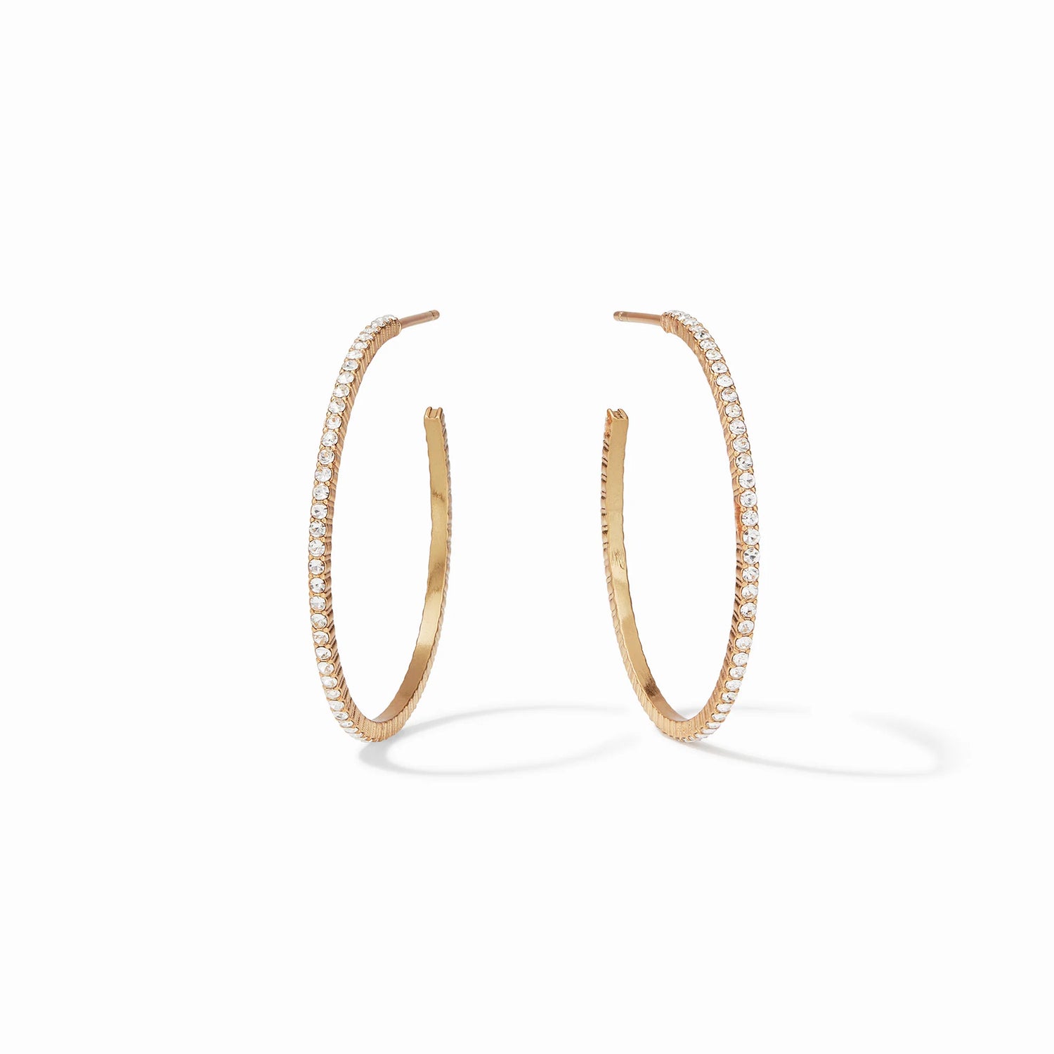 Windsor Hoop- Gold- CZ