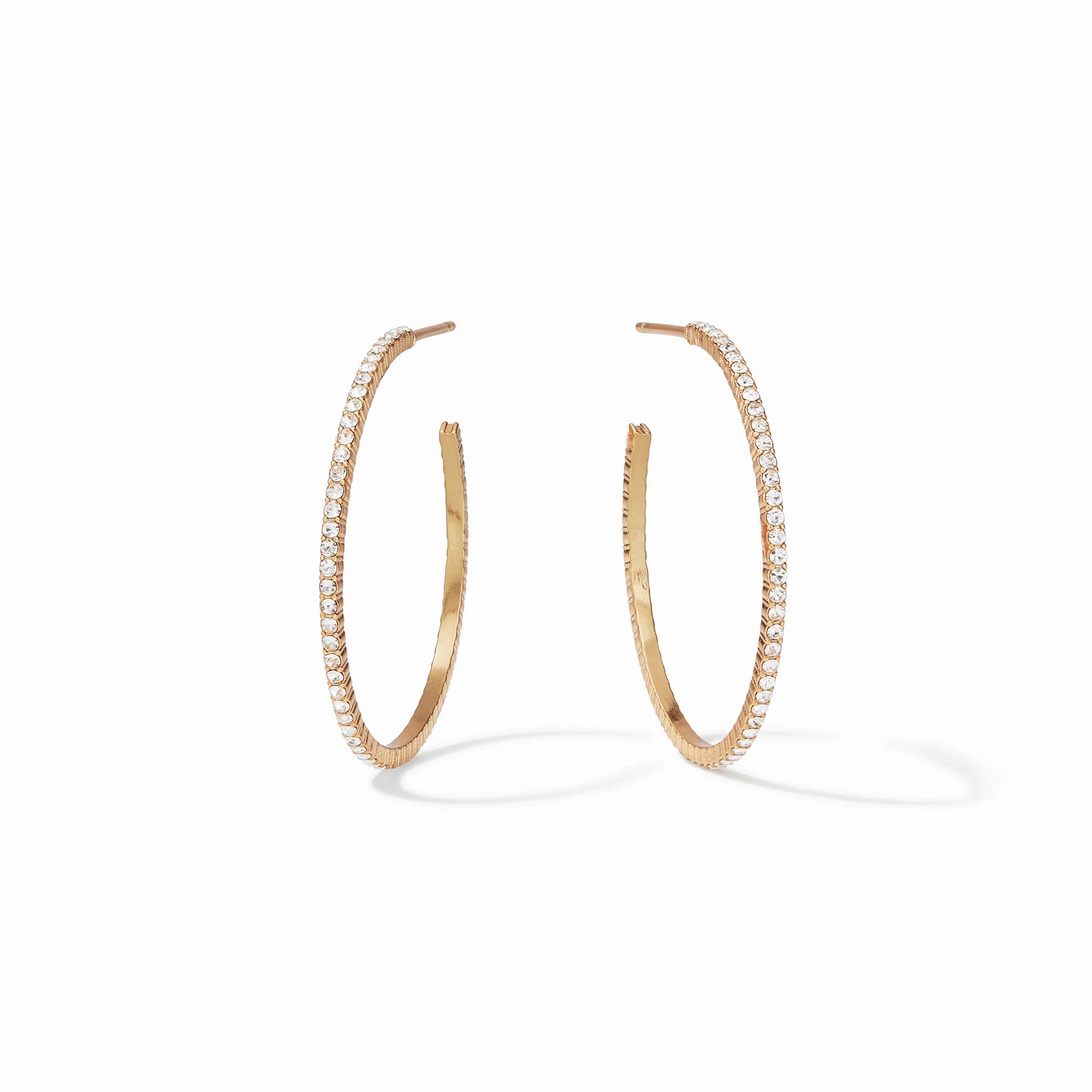 Windsor Hoop- Gold- CZ