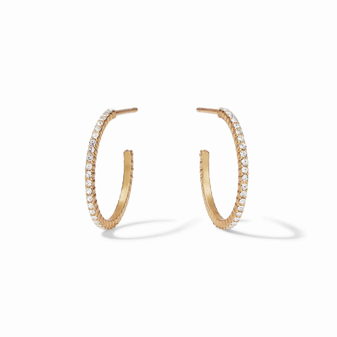 Windsor Hoop- Gold- CZ