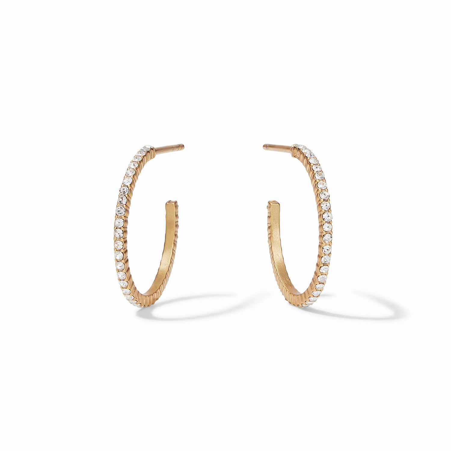 Windsor Hoop- Gold- CZ