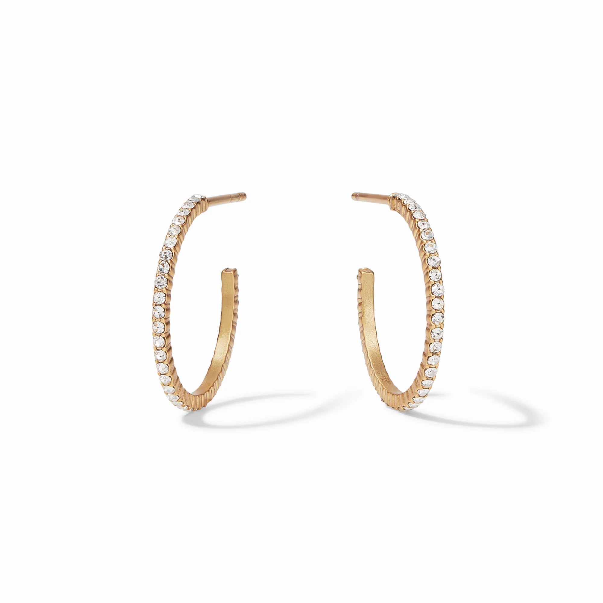 Windsor Hoop- Gold- CZ