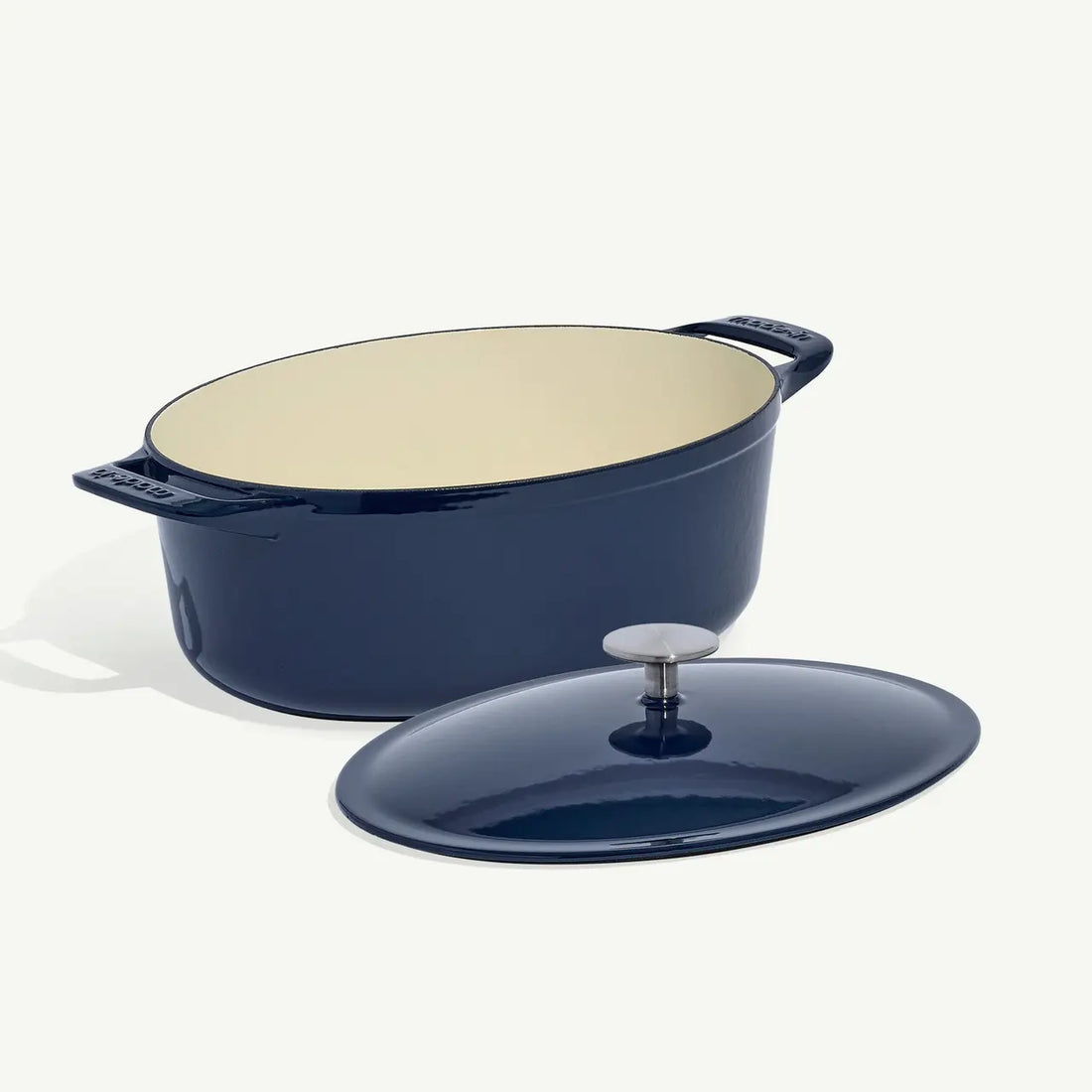Enameled Cast Iron 7.5qt Oval Dutch Oven-Harbor Blue
